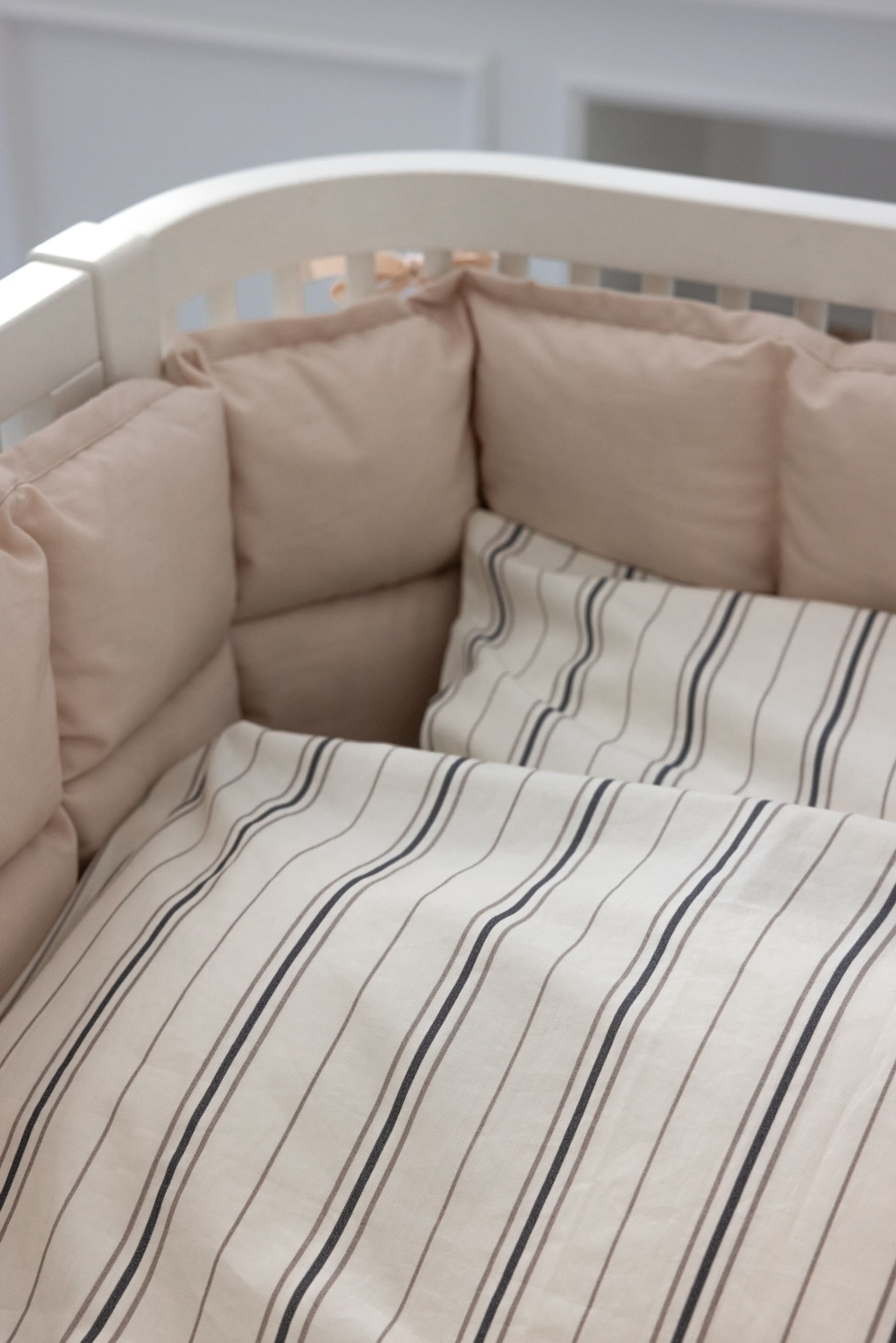 Sebra - Sängkläder för barn - Bed Linen Baby - Cream Stripe