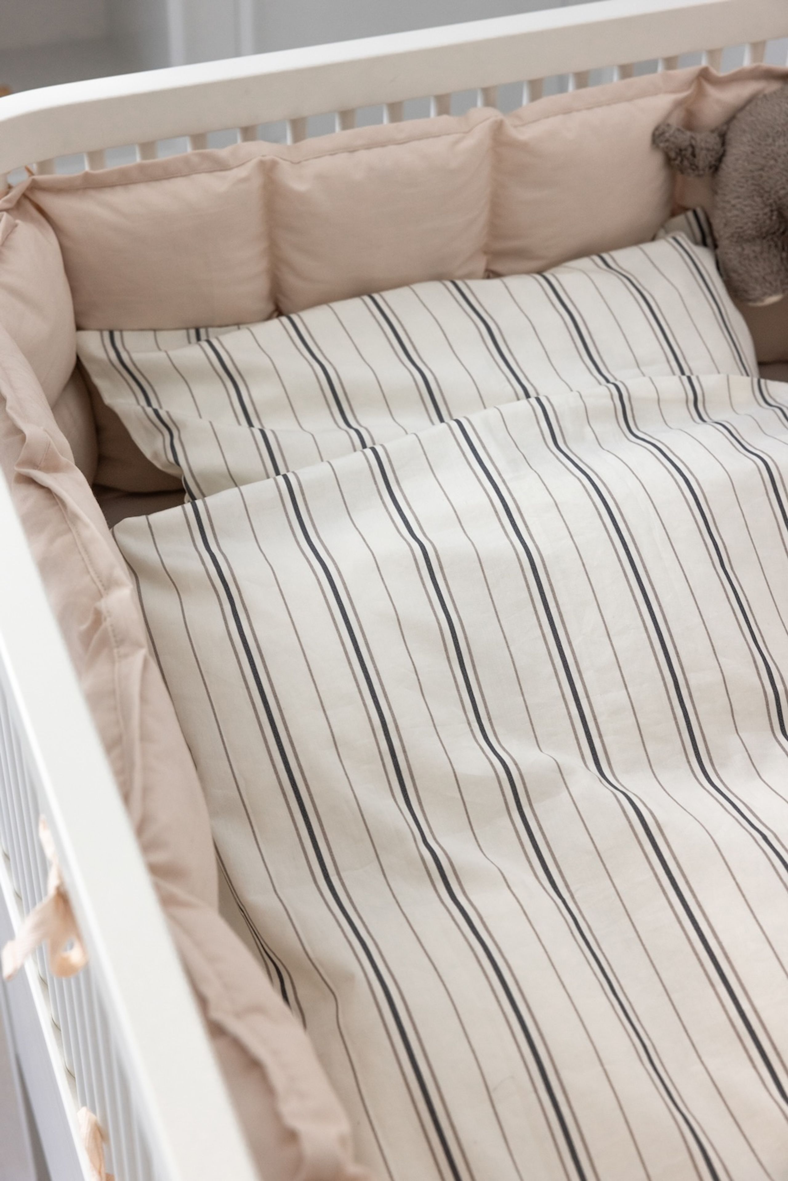 Sebra - Sängkläder för barn - Bed Linen Baby - Cream Stripe