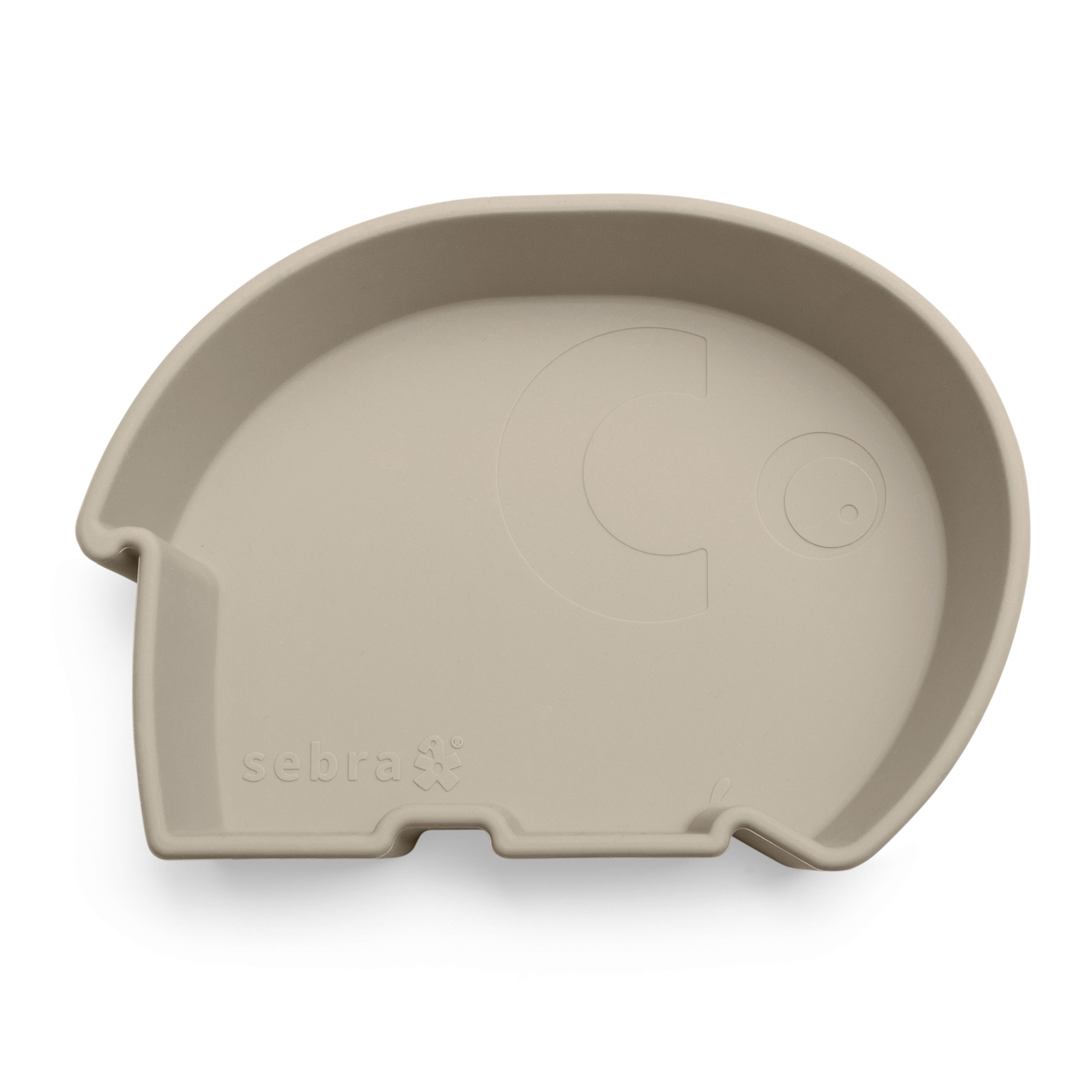 Sebra - Schale für Kinder - Silicone Bowl - Jetty Beige