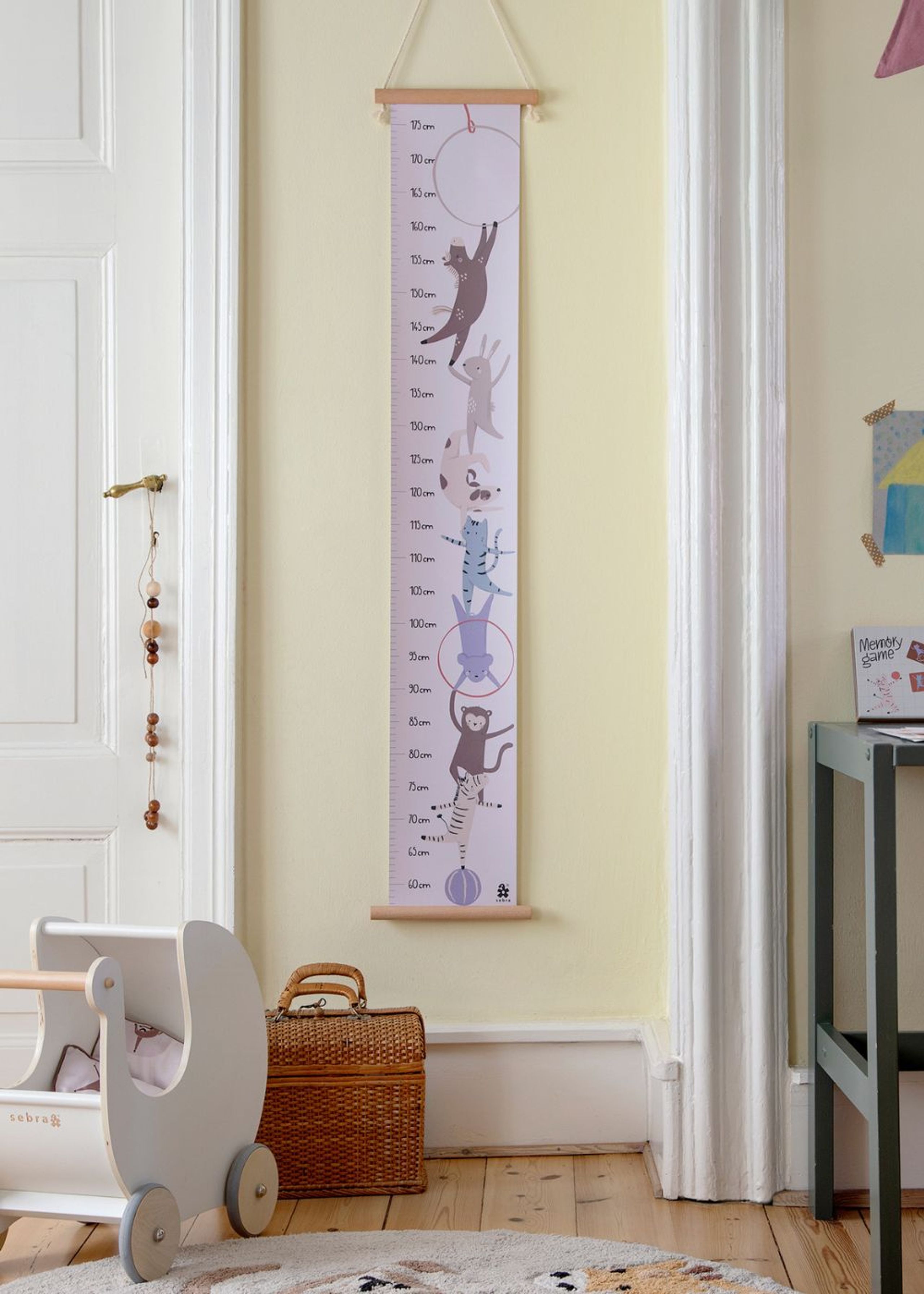 Sebra - Decoração da parede infantil - Højdemåler - Teeny Toes