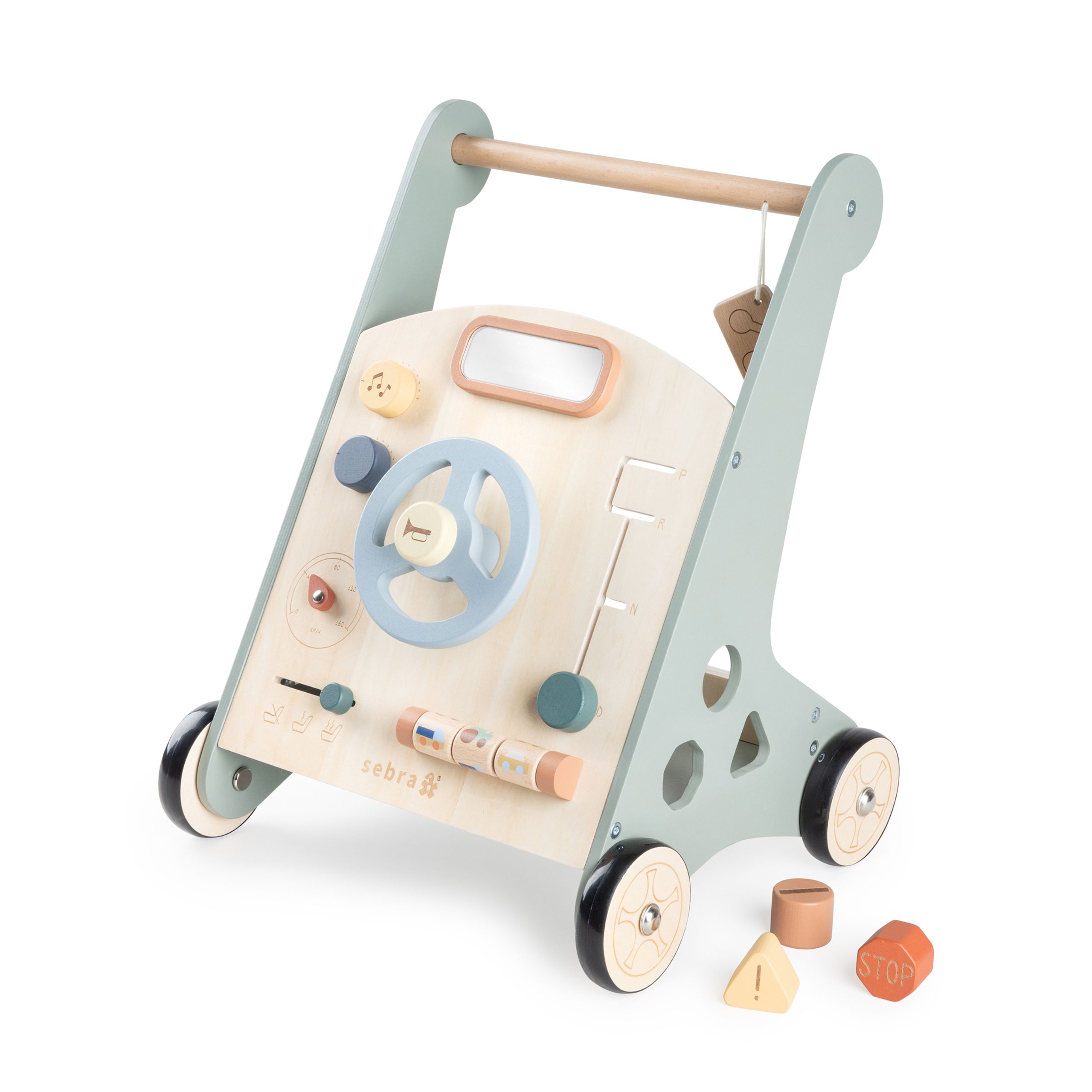 Sebra - Baby Laufwagen - Activity Walker Car - Wood