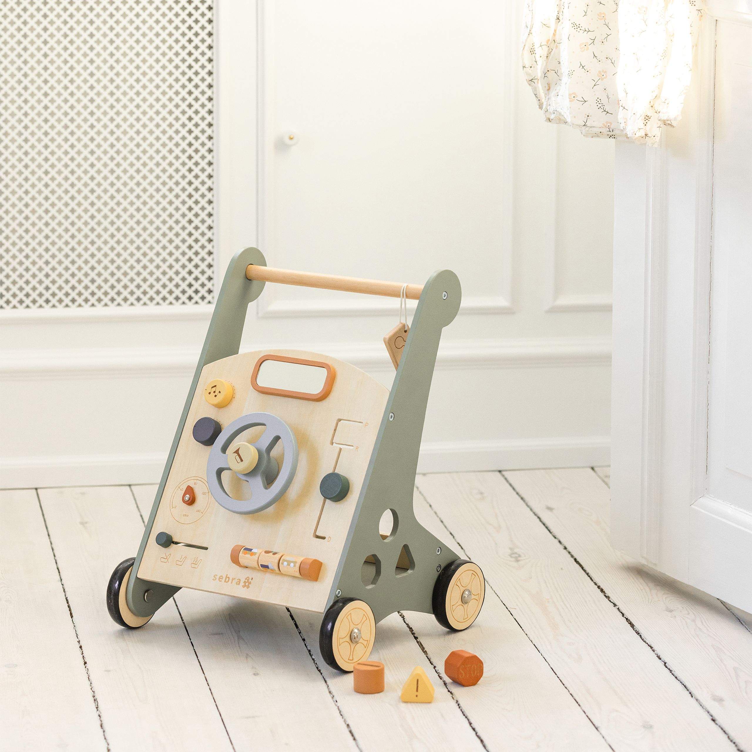 Sebra - Baby Laufwagen - Activity Walker Car - Wood
