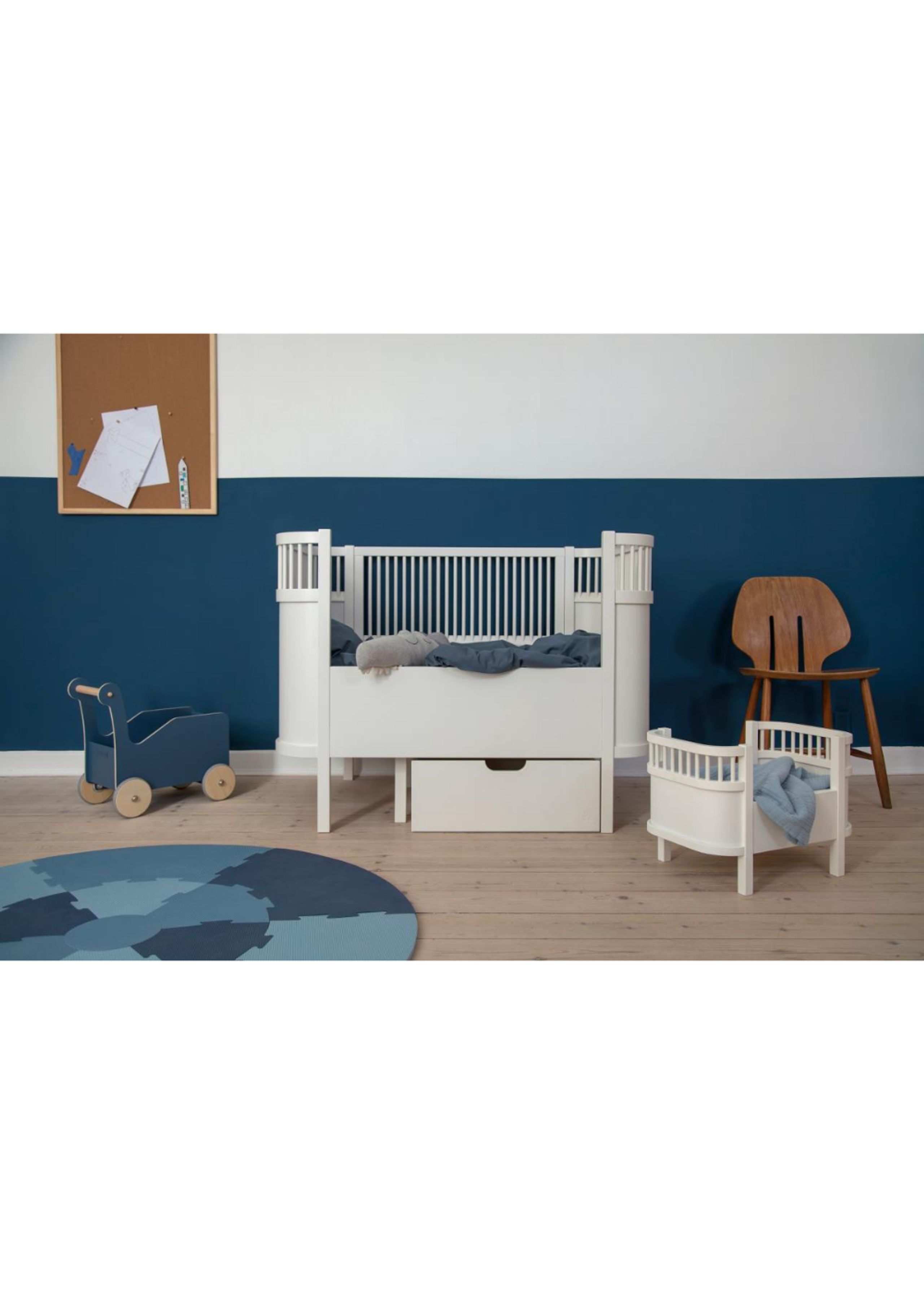 Sebra - Go-cart - Sebra Gåvogn - Nordic Blue