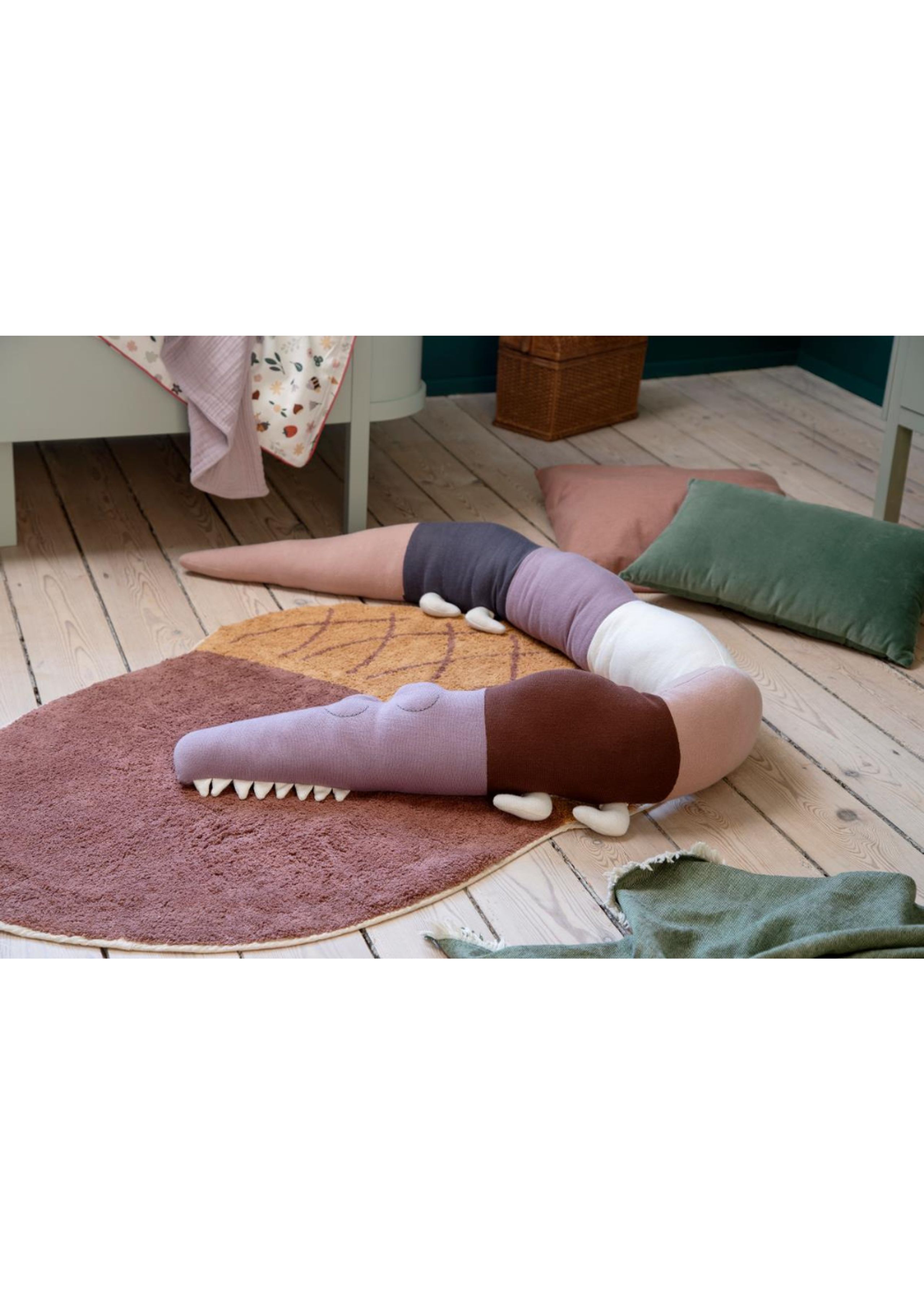 Sebra - Rug - Vævet Gulvtæppe, Agern - Agern