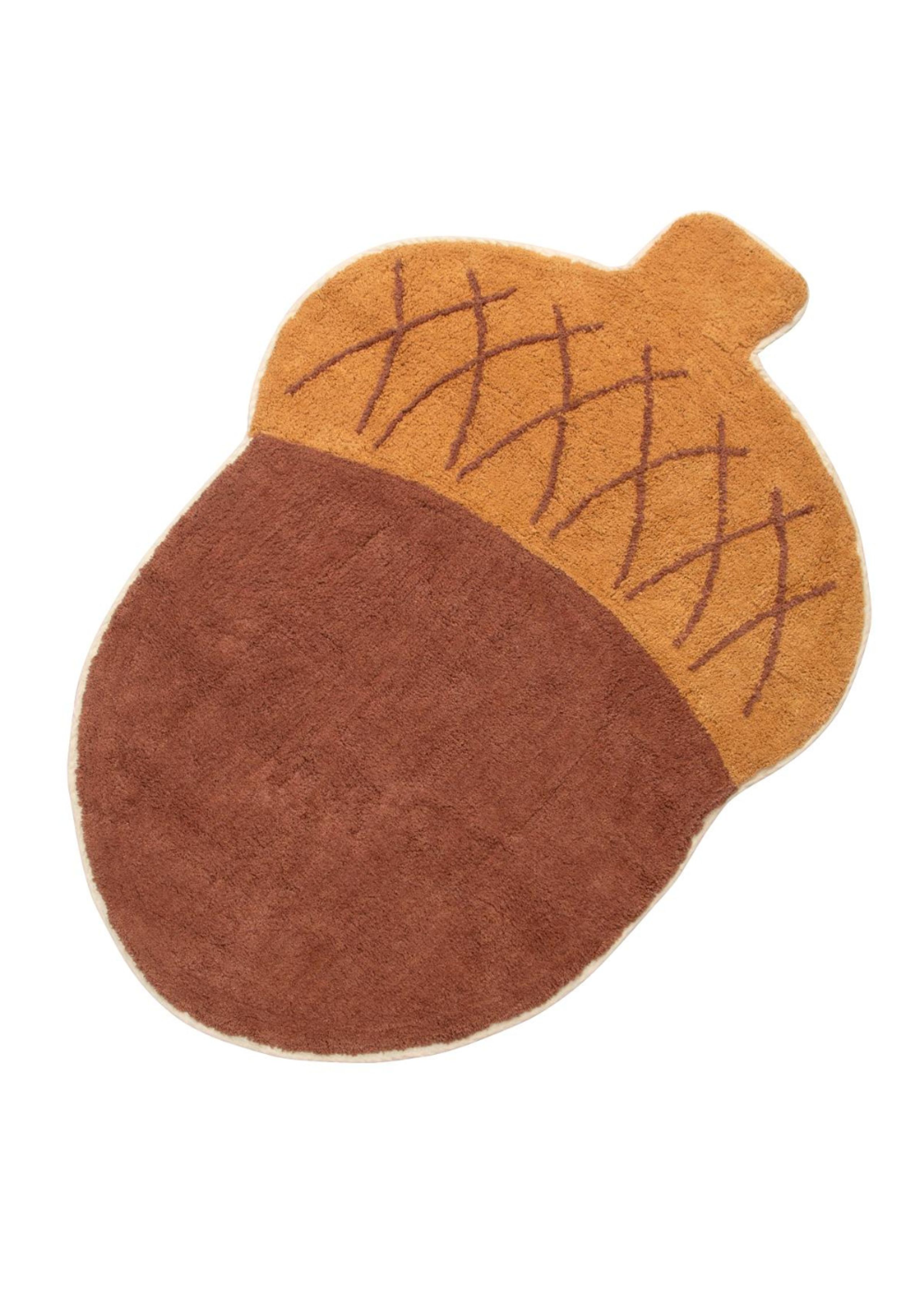 Sebra - Rug - Vævet Gulvtæppe, Agern - Agern