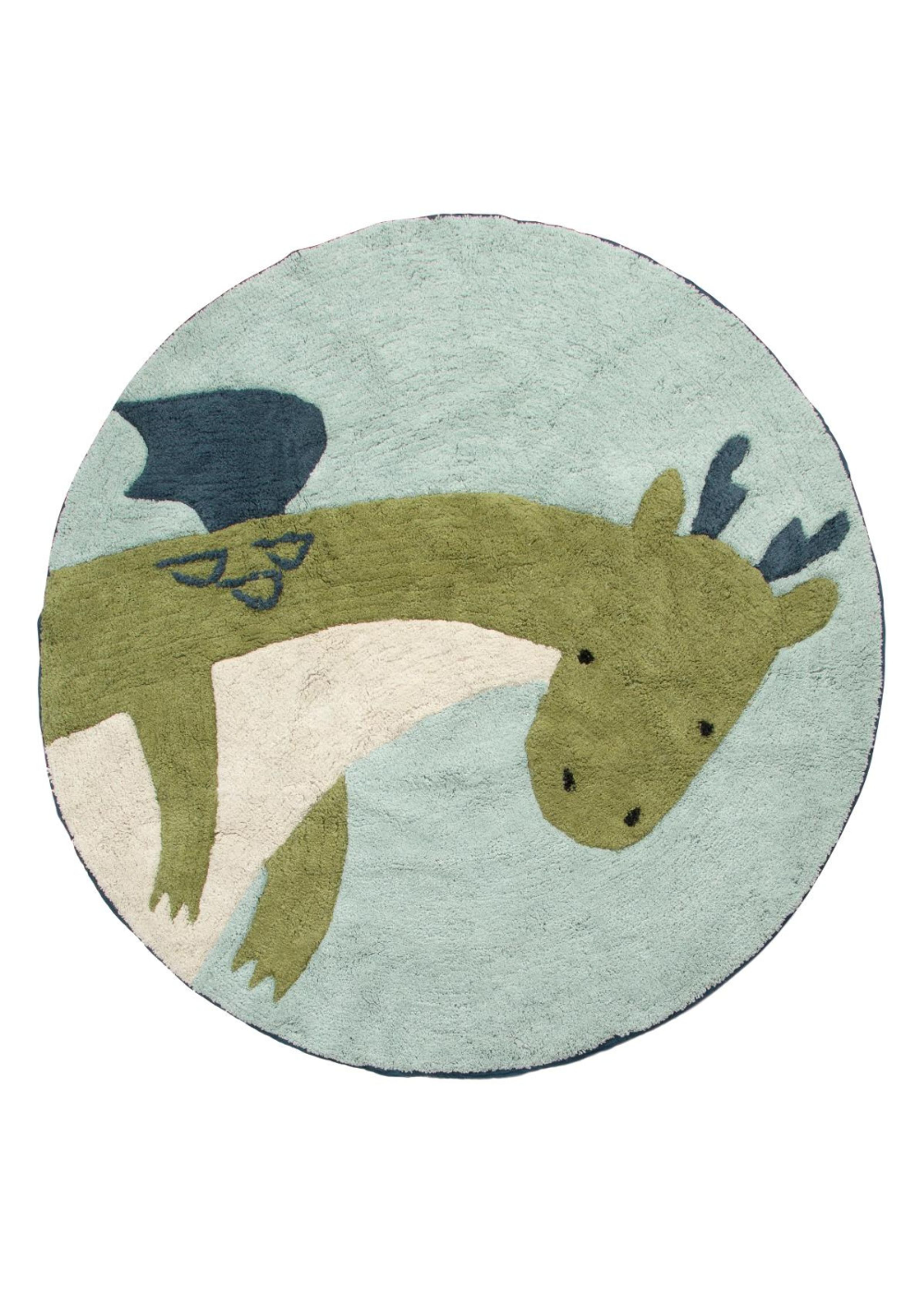 Sebra - Rug - Vævet Gulvtæppe, Drage - Drage