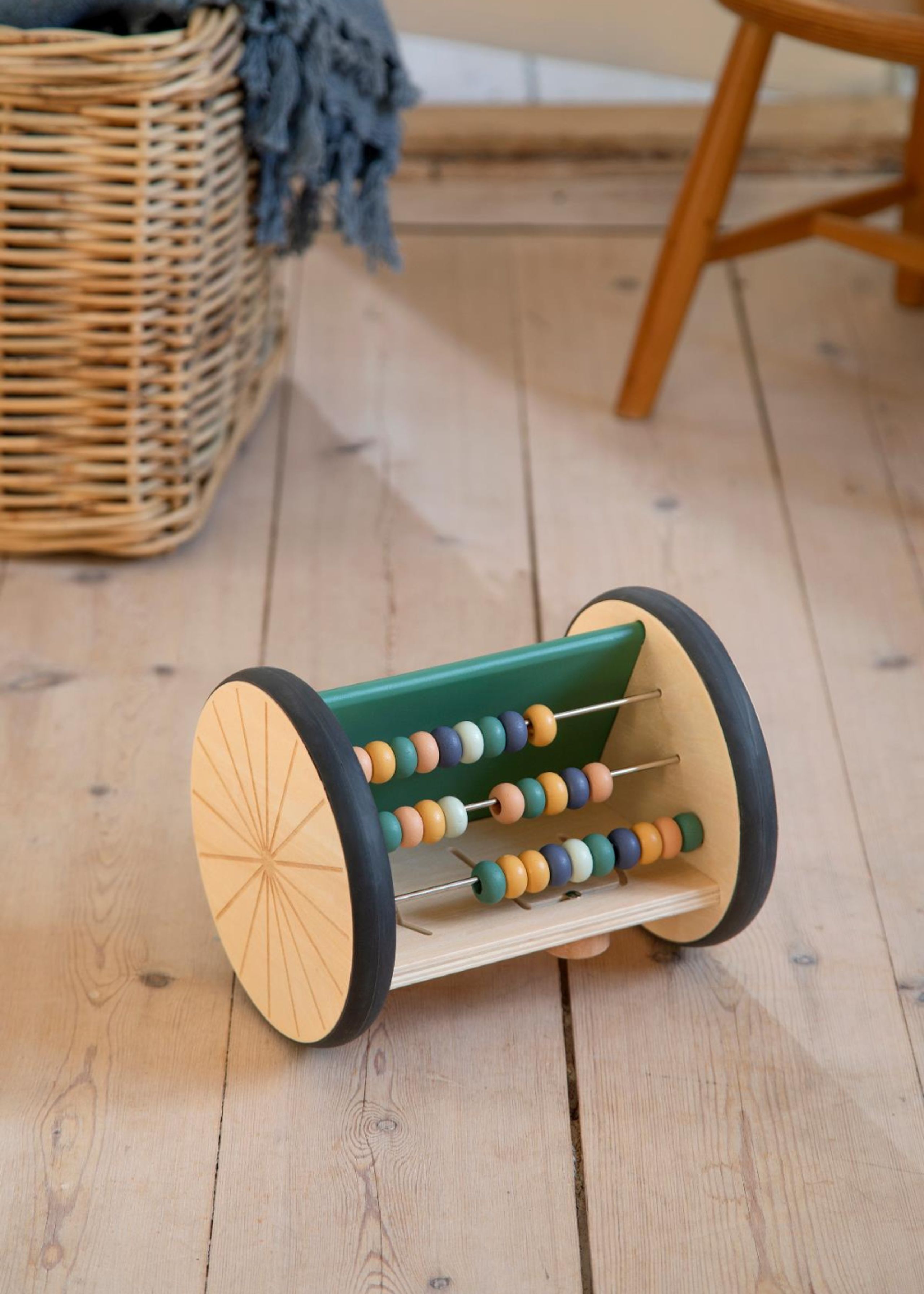 Sebra - Toys - Aktivitetsrullespejl - Woodland