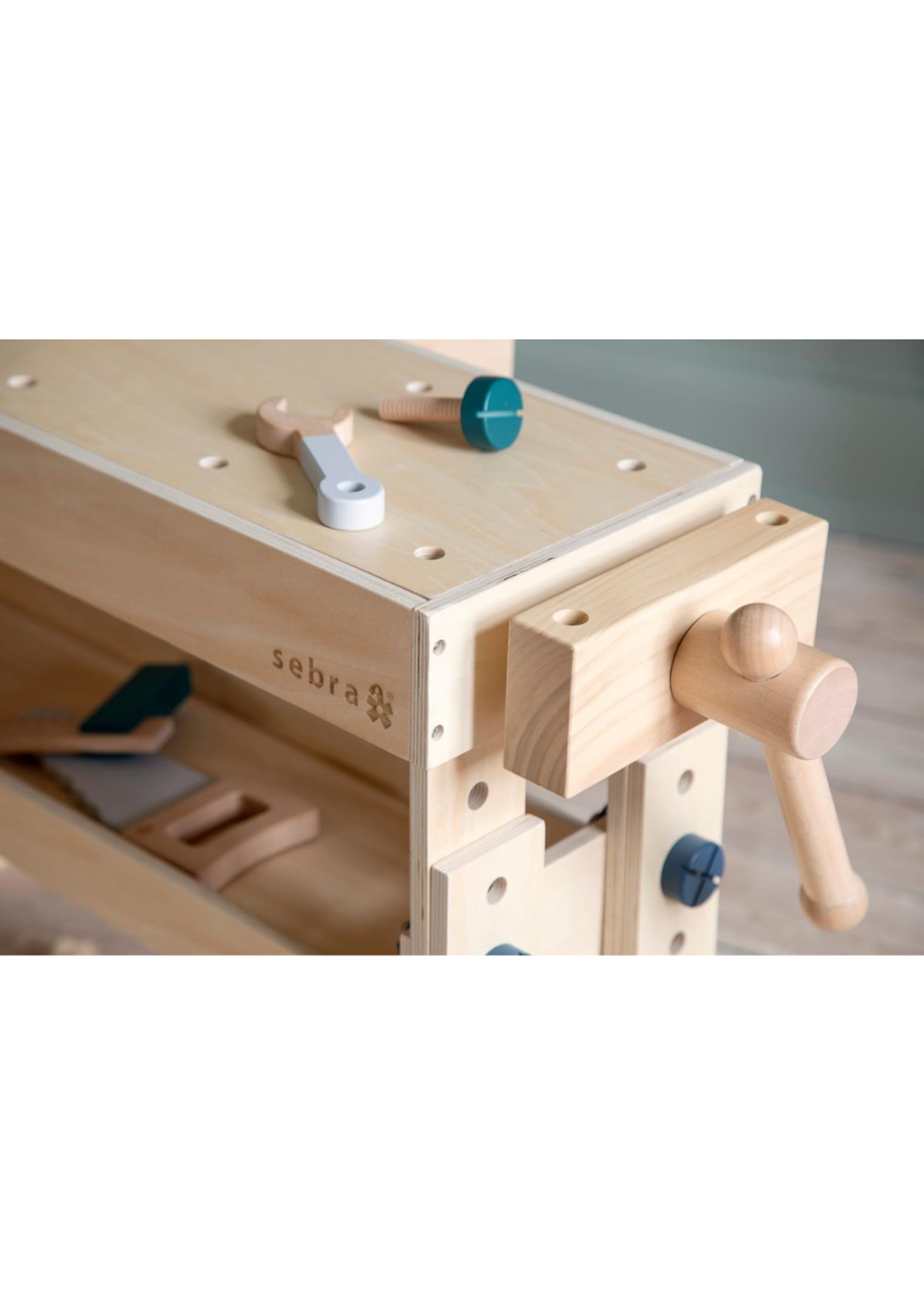 Sebra - Legetøj - Høvlebænk - Krydsfiner