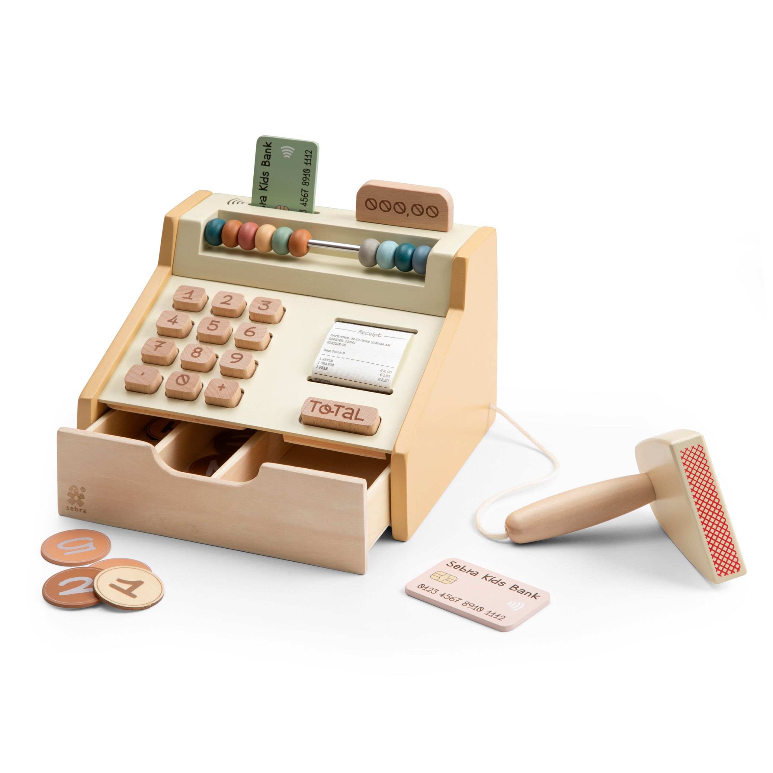 Sebra - Spielzeug - Cash register - Natur