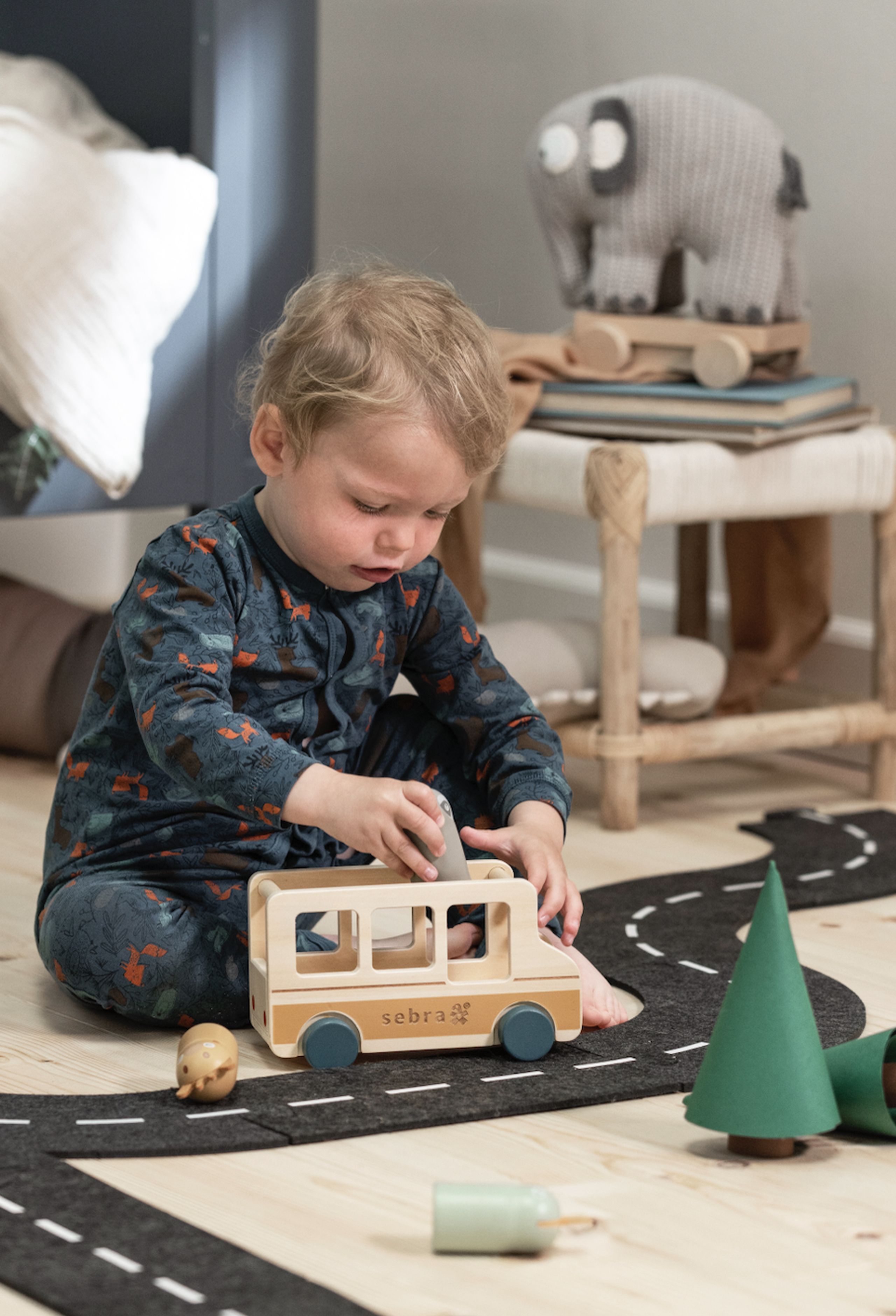 Sebra - Jouets - Sebra Bus - Wooden