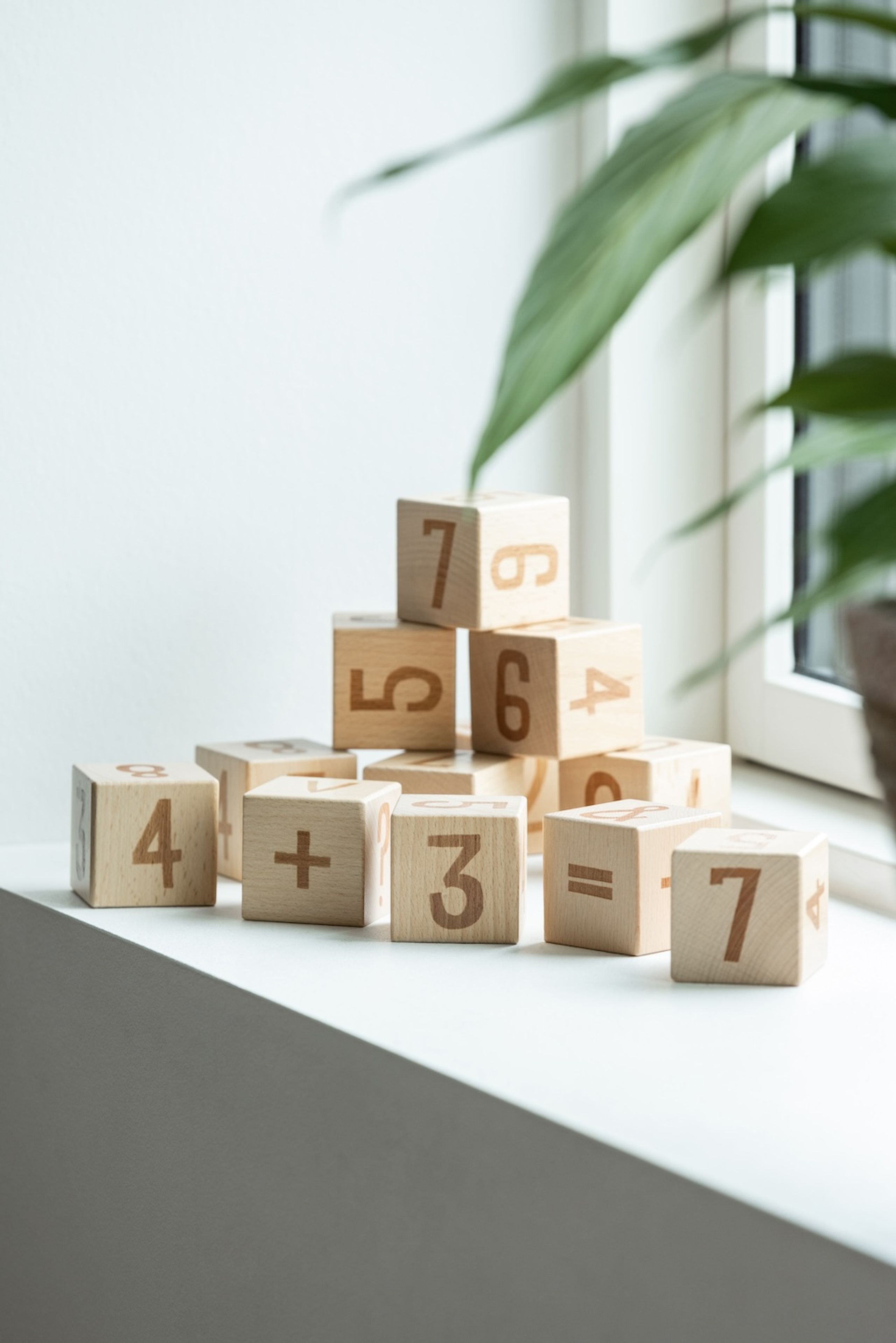 Sebra - Spielzeug - Number blocks, 12 pcs. - Træ