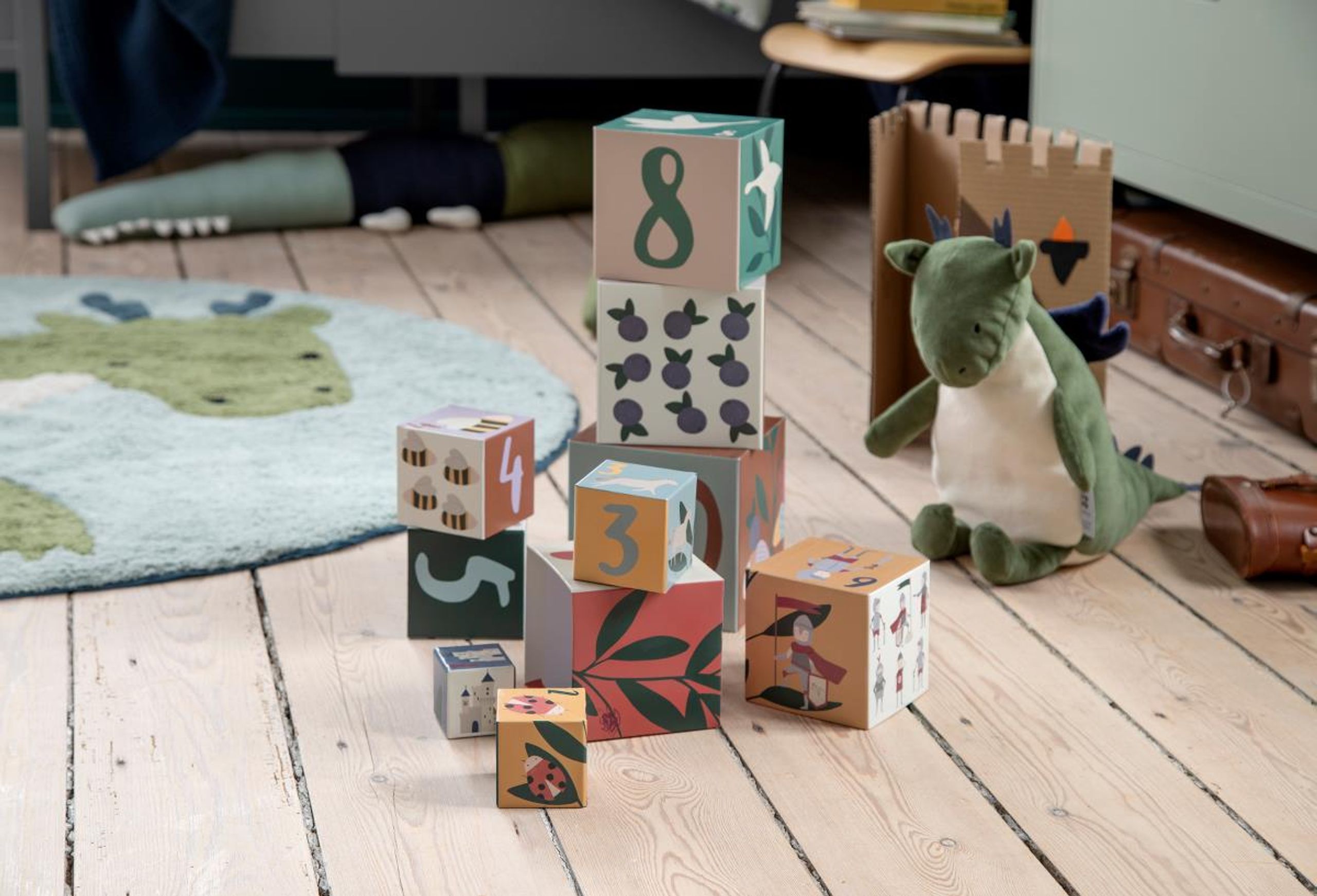 Sebra - Jouets - Stabelkasser - Pixie/Dragon