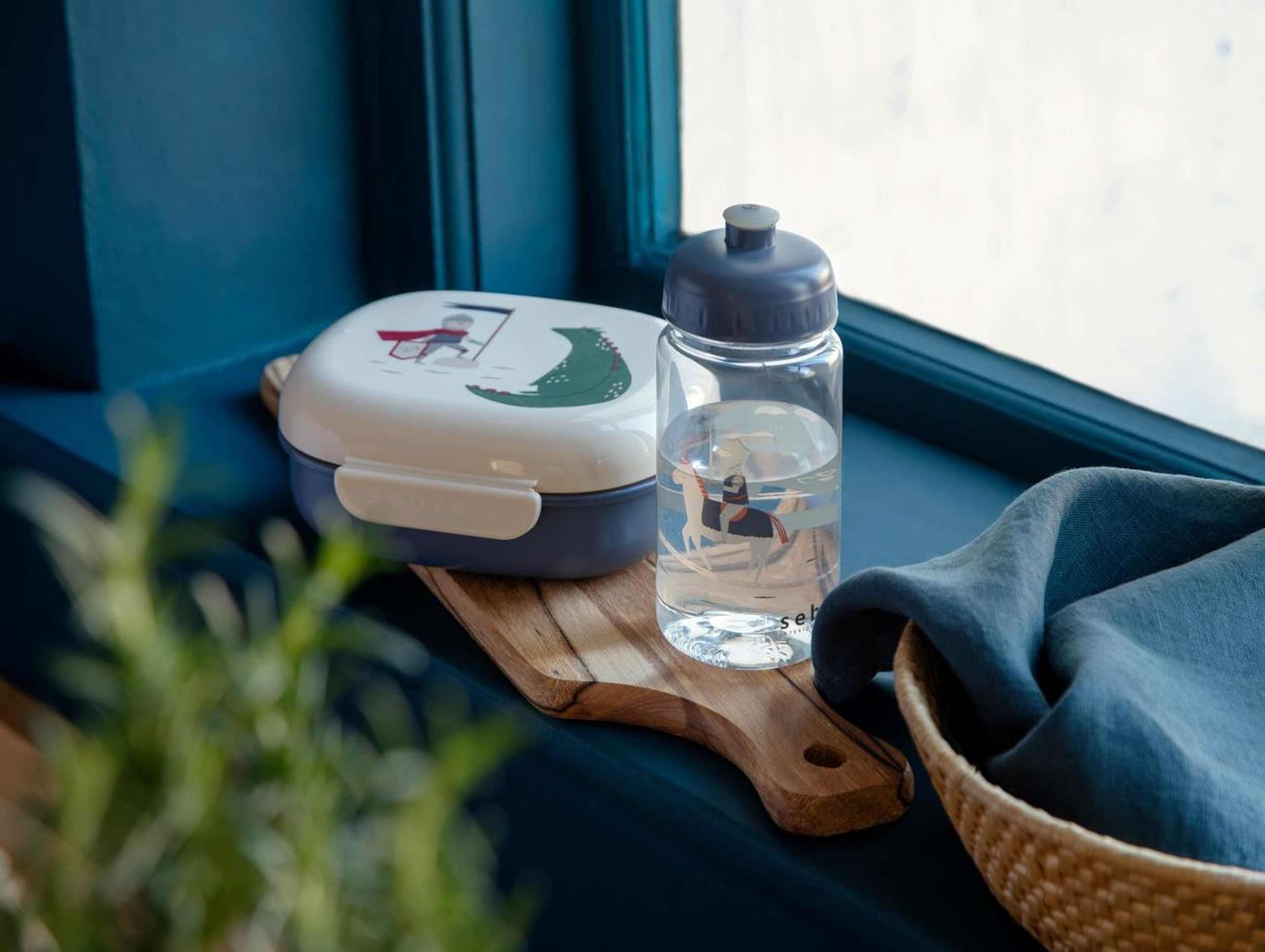 Sebra - Lounaslaatikko - Madkasse m/skillevæg - Dragon Tales