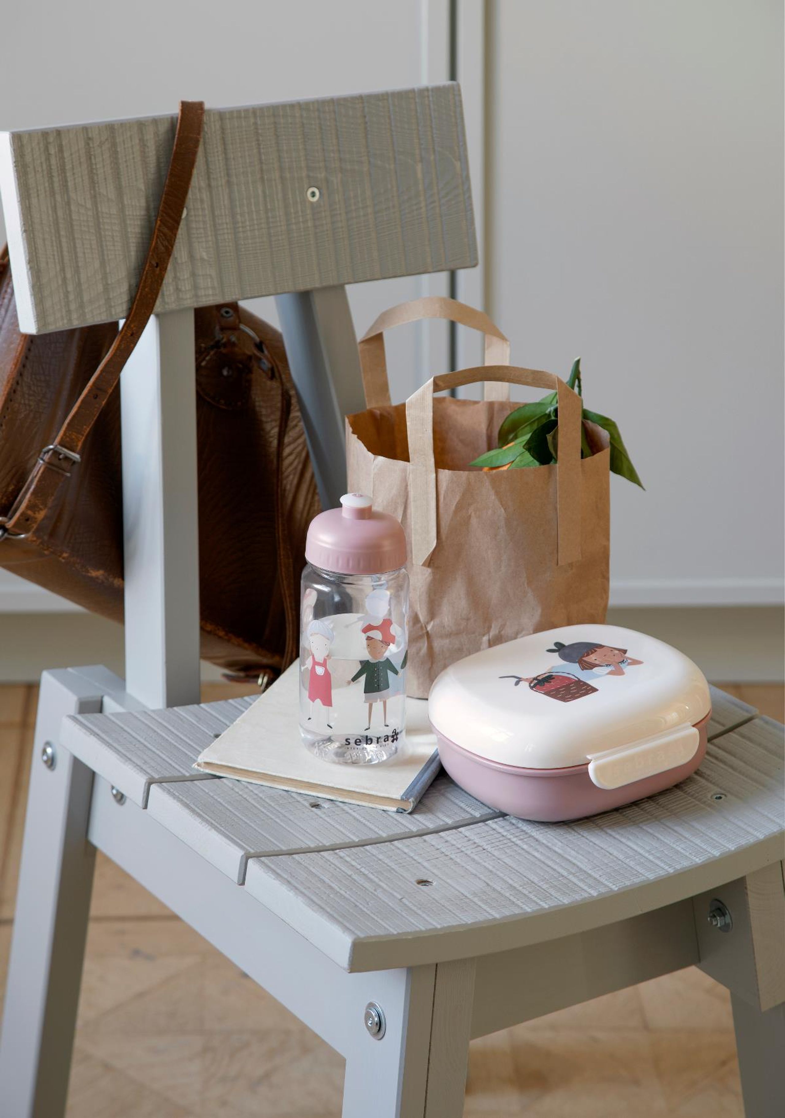 Sebra - Lunch box - Madkasse m/skillevæg - Pixie Land