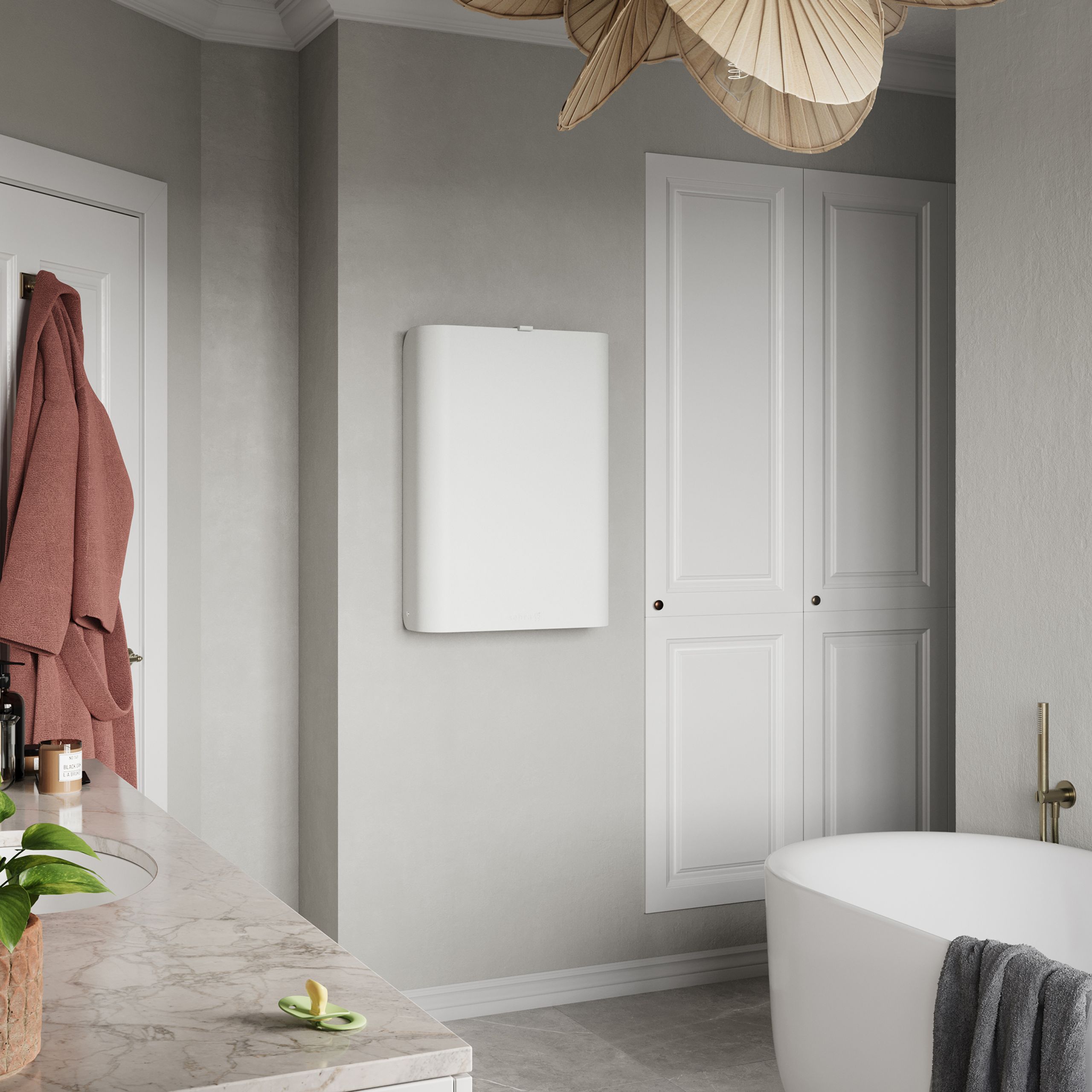 Sebra - Puslebord - Sebra Væghængt Puslebord - White