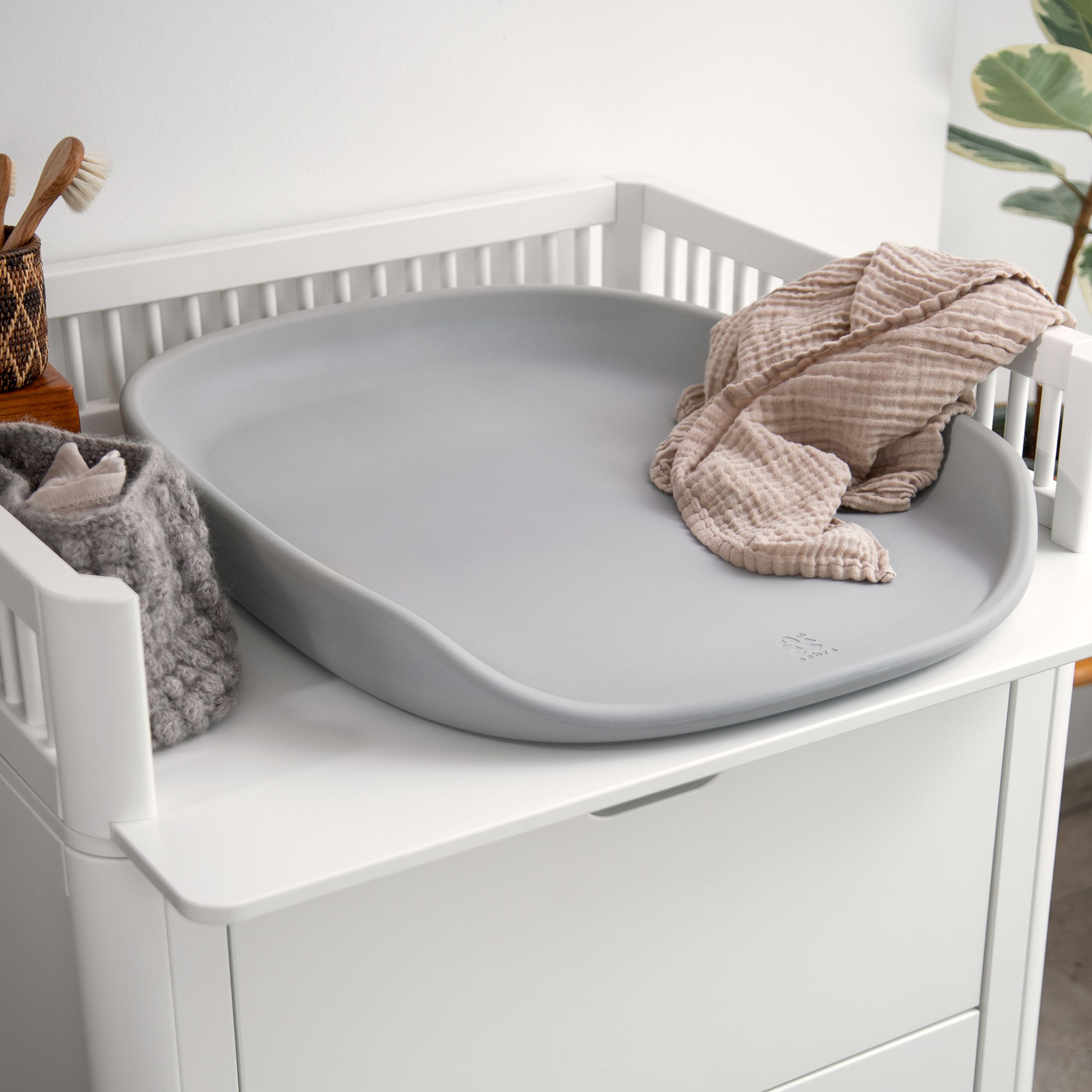 Sebra - Children's bedding - Sebra PUSLE PUR - Stone