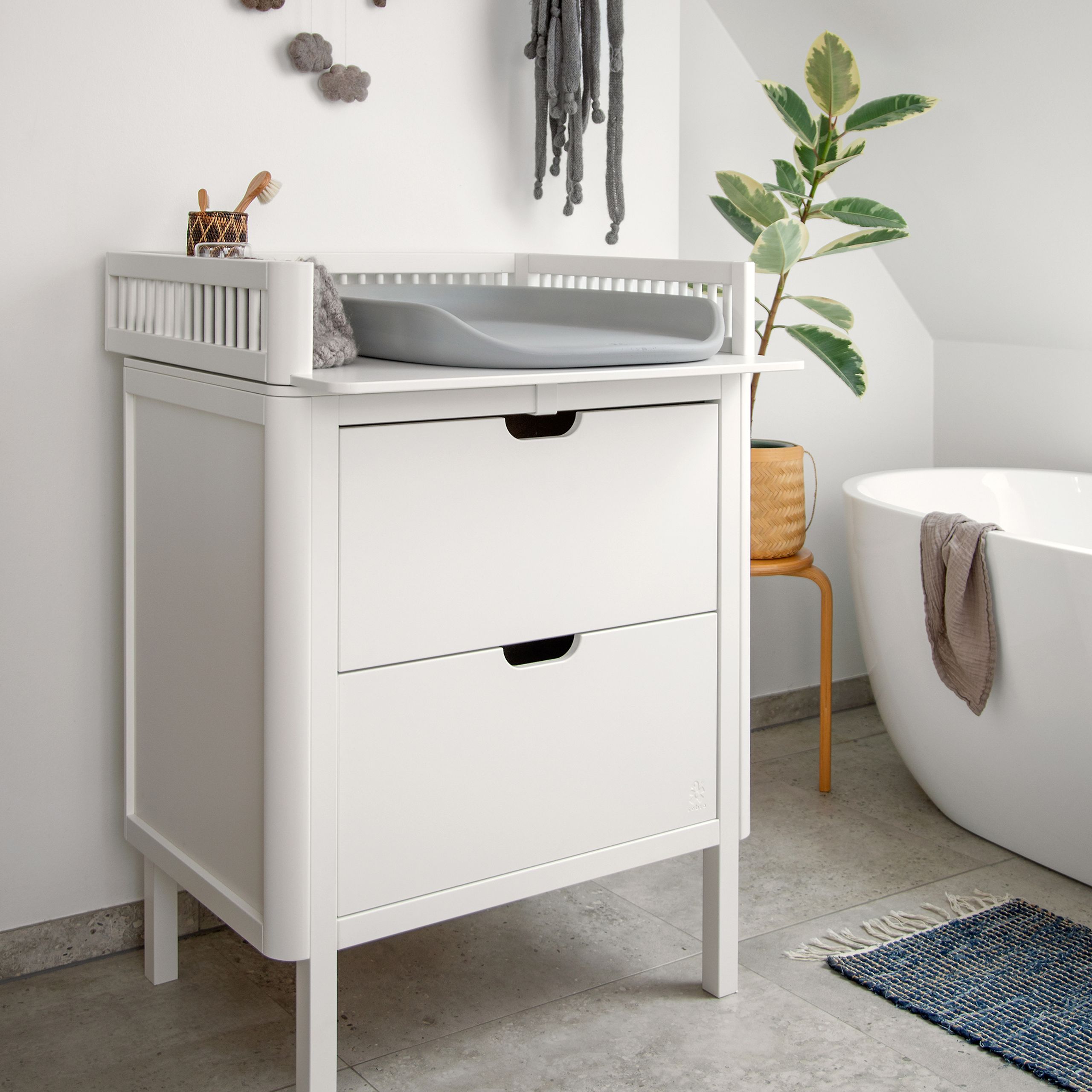 Sebra - Children's bedding - Sebra PUSLE PUR - Stone