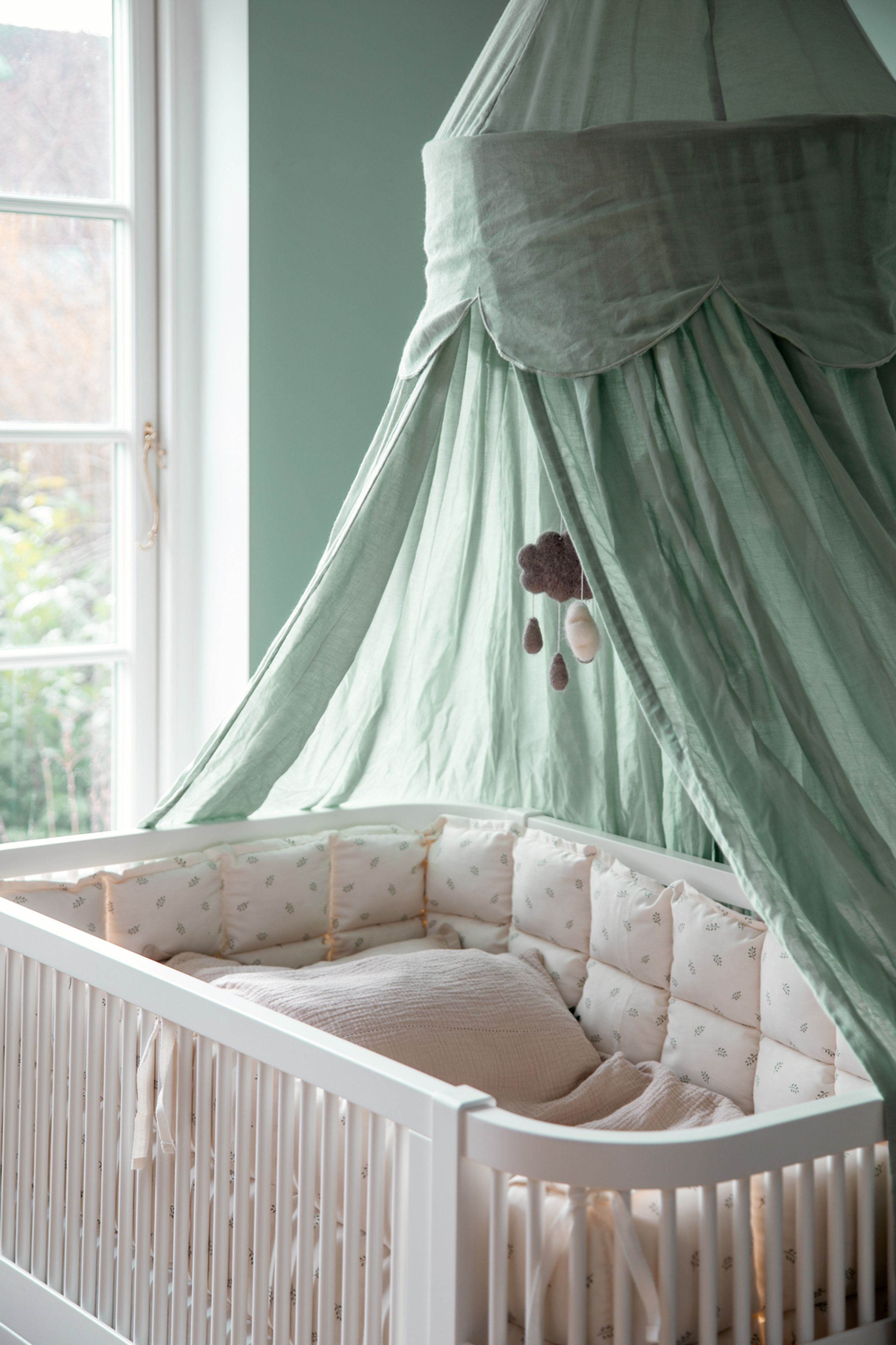 Sebra - Betthimmel - Star Canopy - Dusty Green