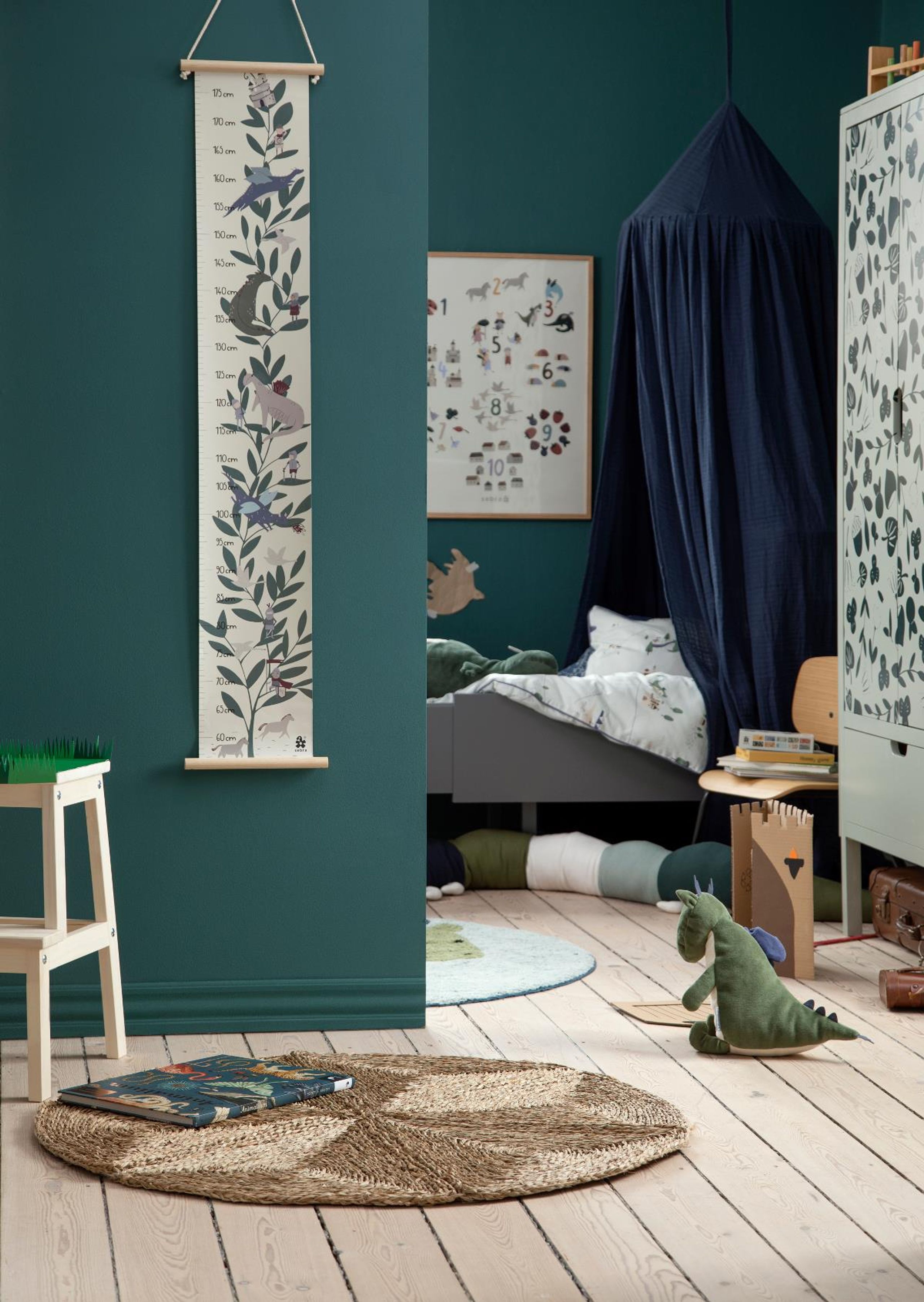 Sebra - Sengehimmel - Sengehimmel - Bedtime blue