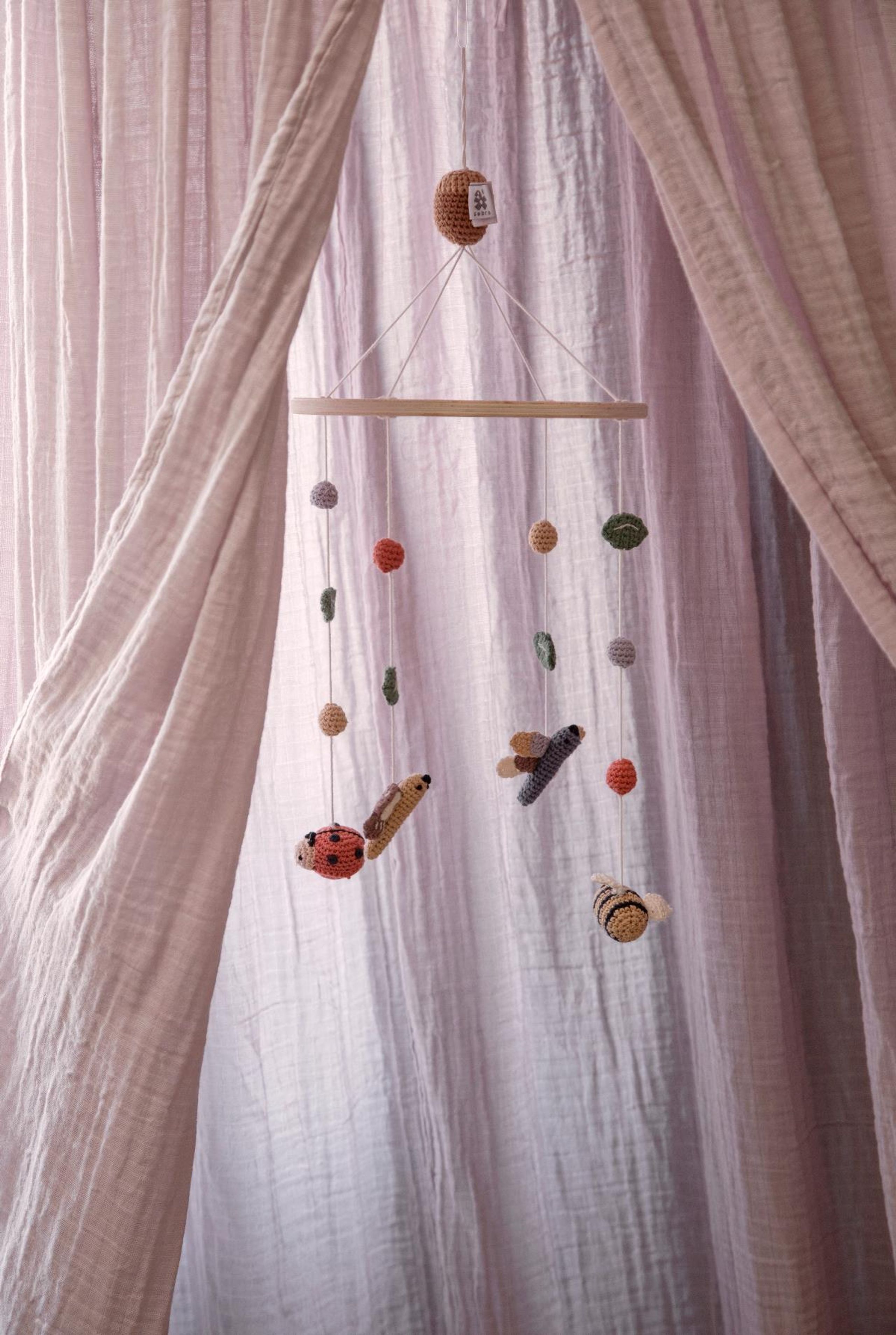 Sebra - Betthimmel - Sengehimmel - Blossom lilac