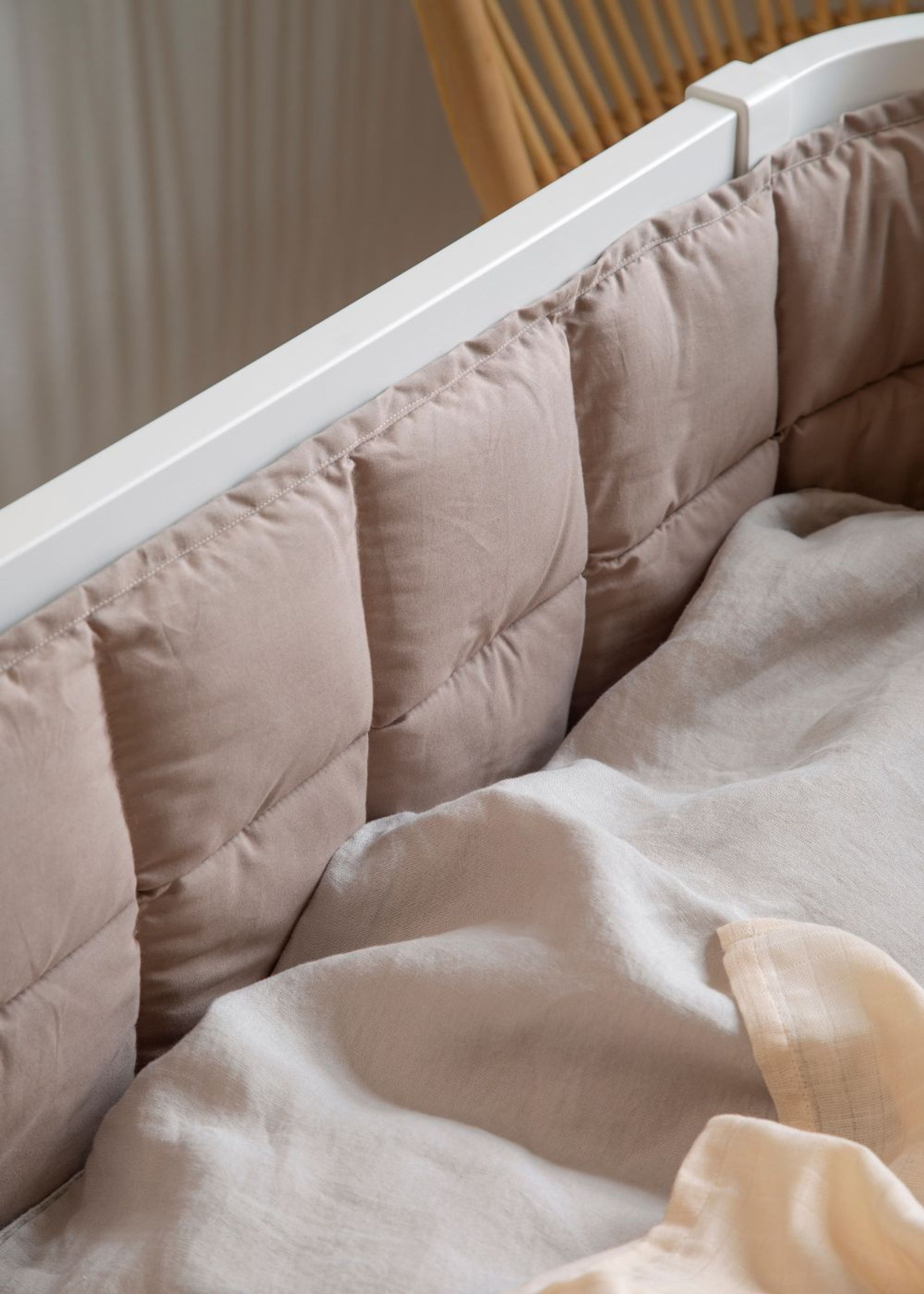 Sebra - Nestchen - Baby Bumper - Kapok - Jetty Beige