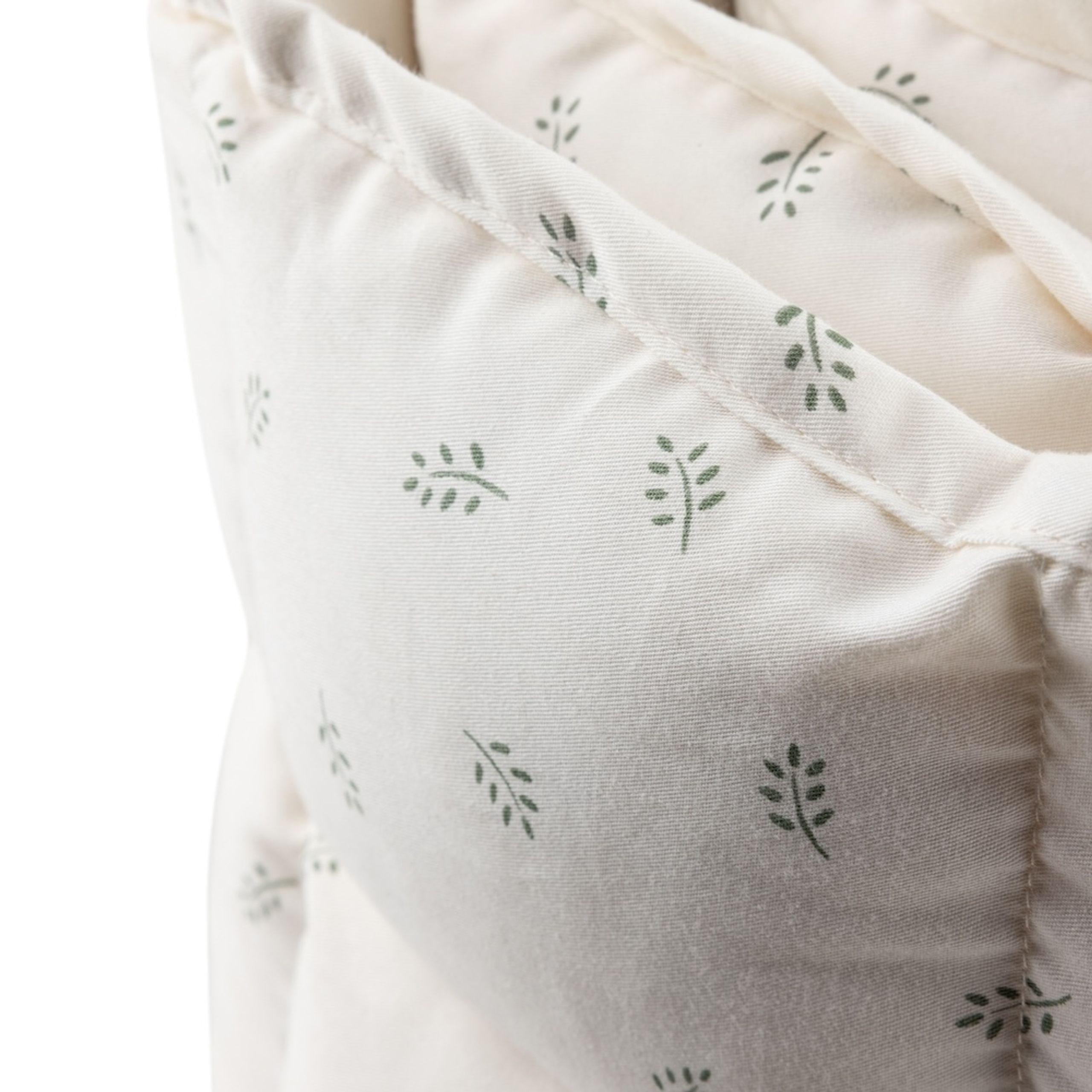 Sebra - Nestchen - Baby Bumper - Kapok - Sophora Leaves