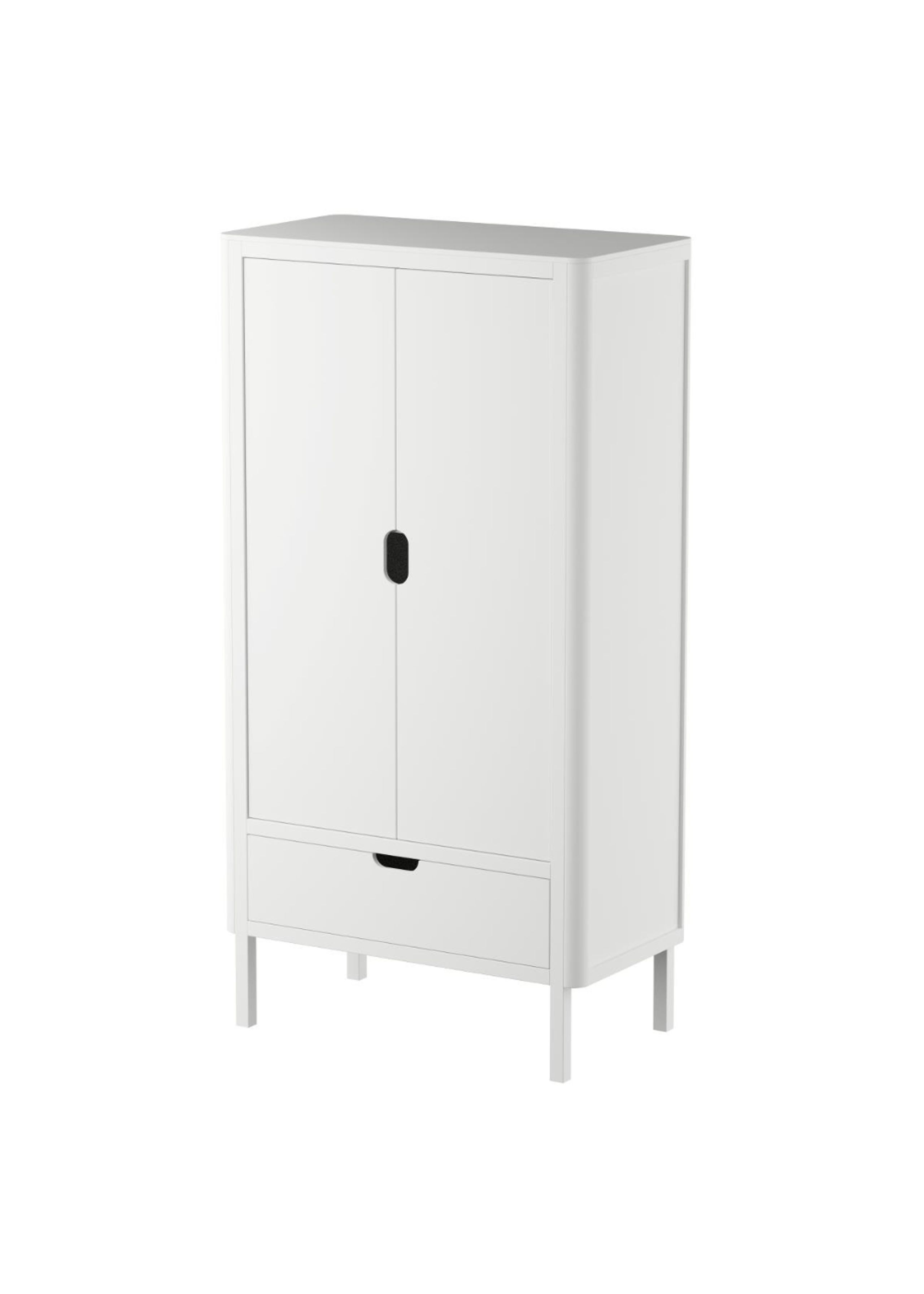Sebra - Cabinet - Sebra Klædeskabet, 2 Låger - Classic White