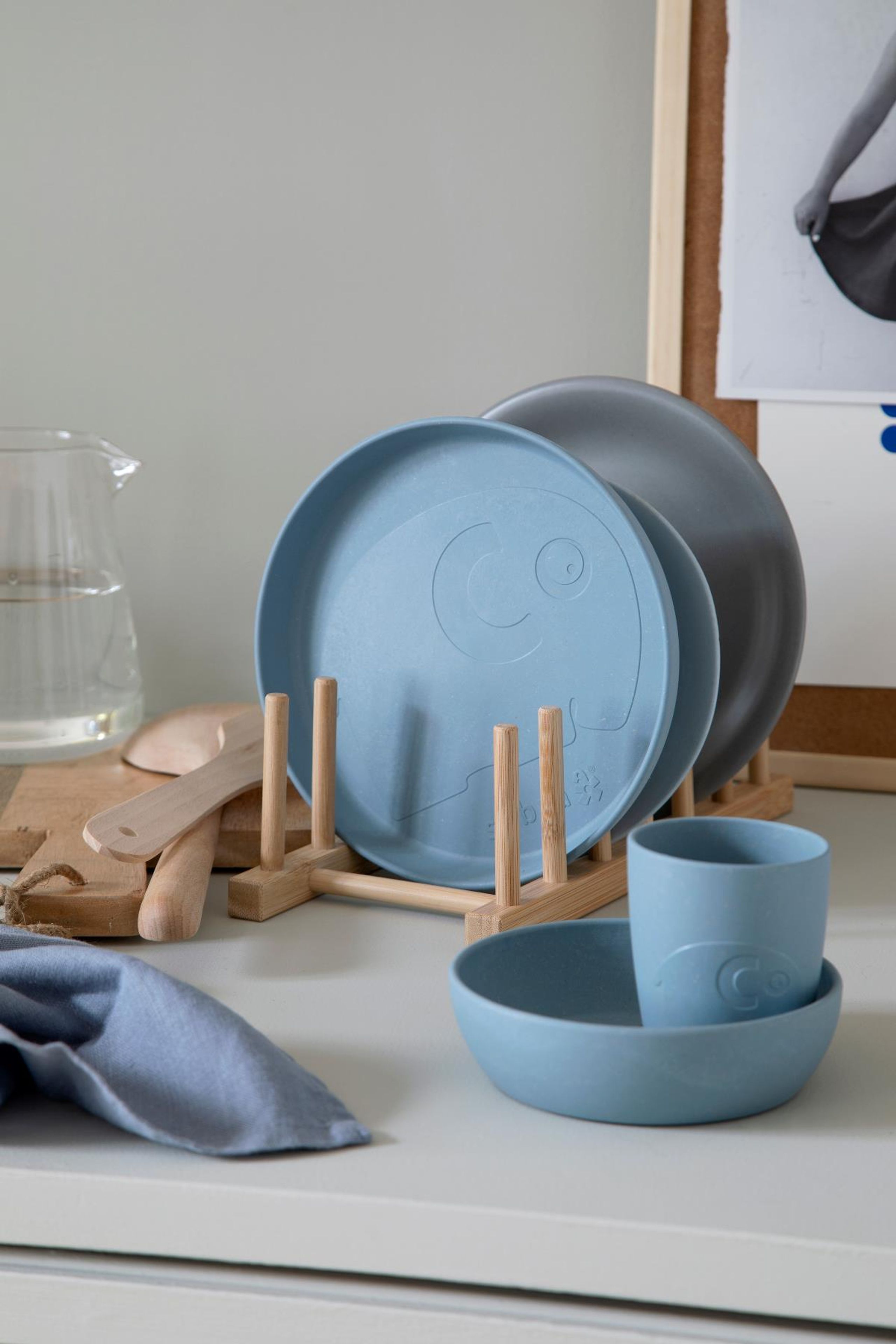 Sebra - Stel - MUMS - spisesæt - Powder Blue