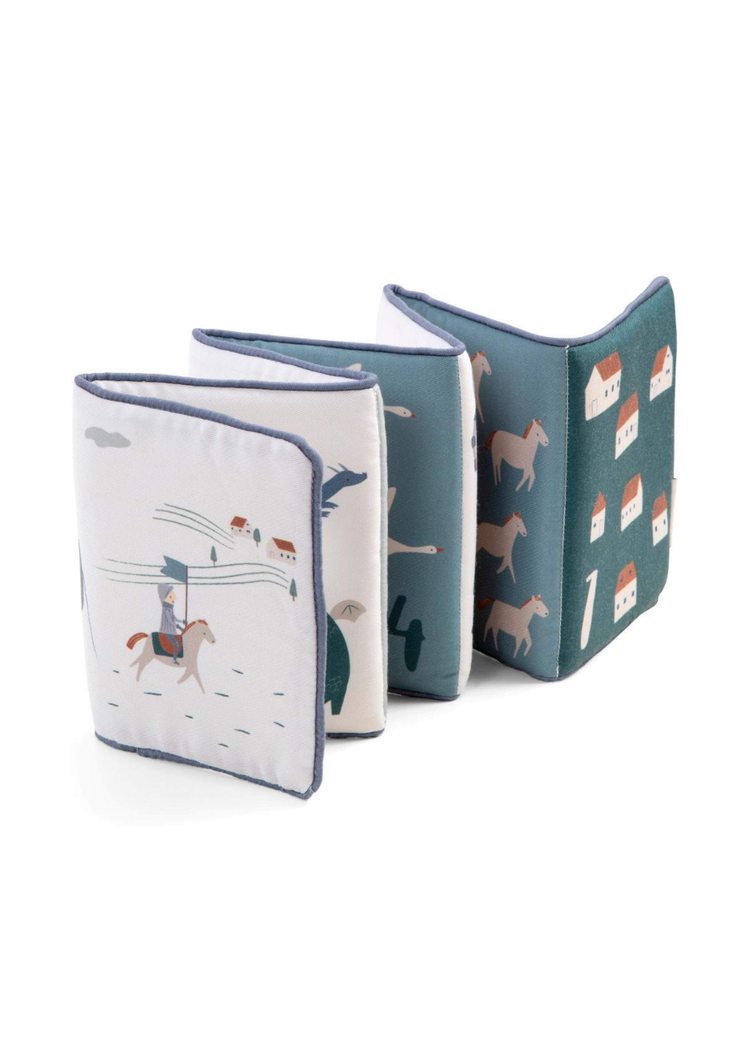 Sebra - Fabric book - Stofbog - Dragon Tales