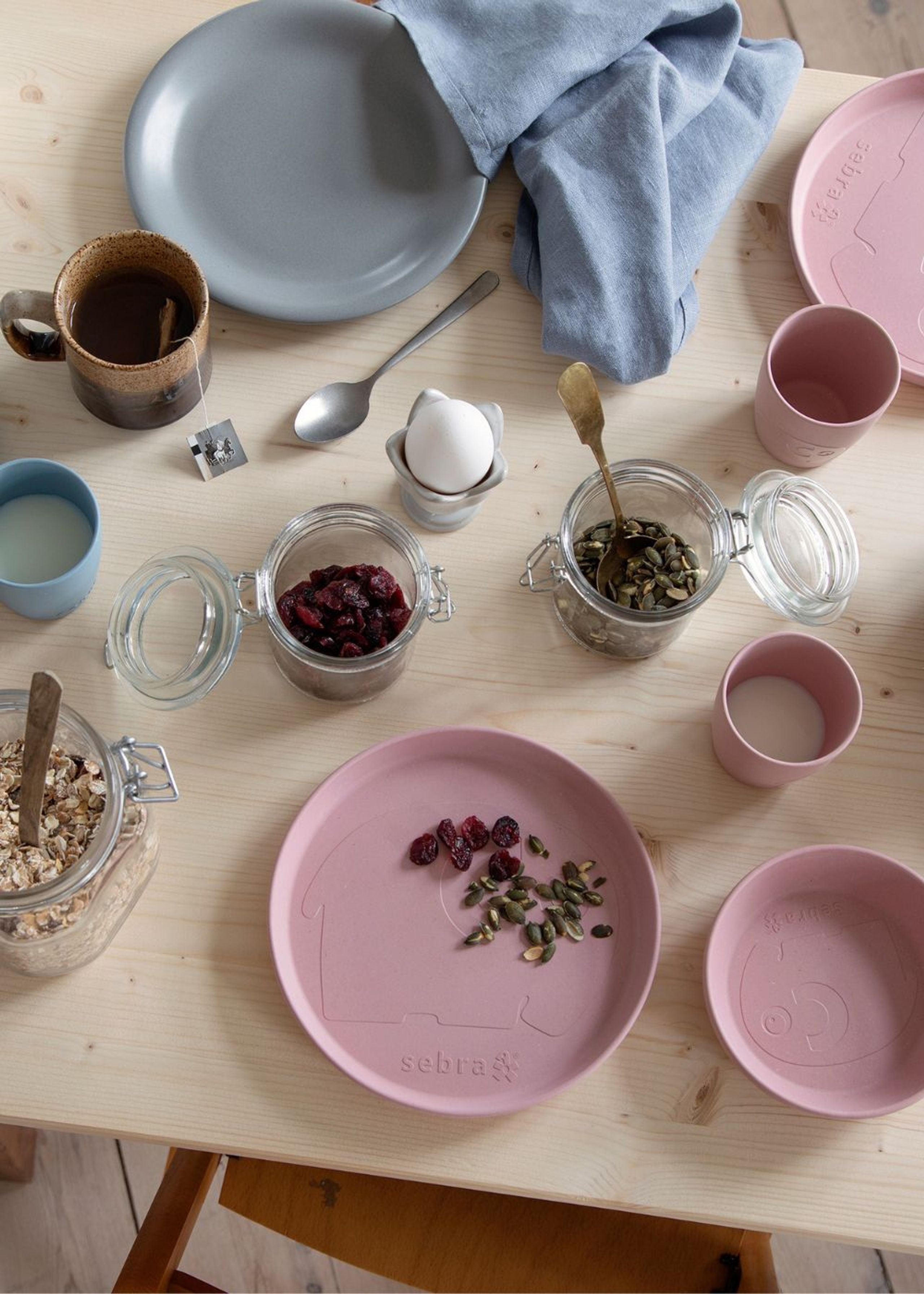 Sebra - Plate - MUMS - Plates - Blossom Pink - Set of 2