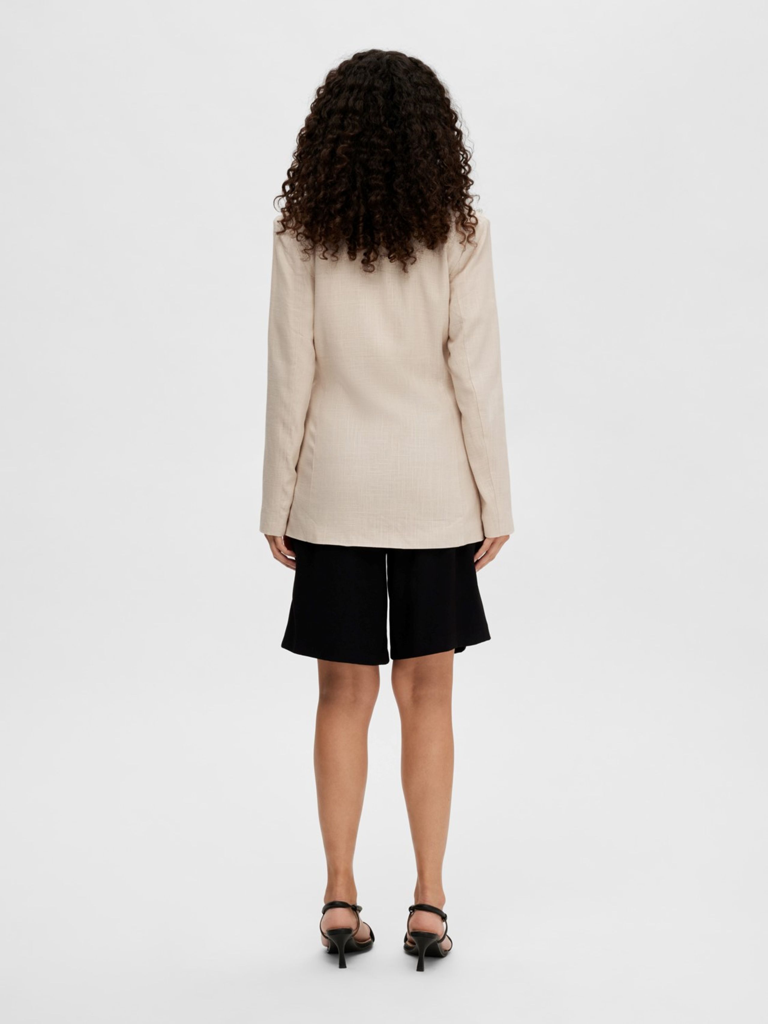 Selected Femme - Blazer - SLFViva LS Blazer NOOS - Sandshell