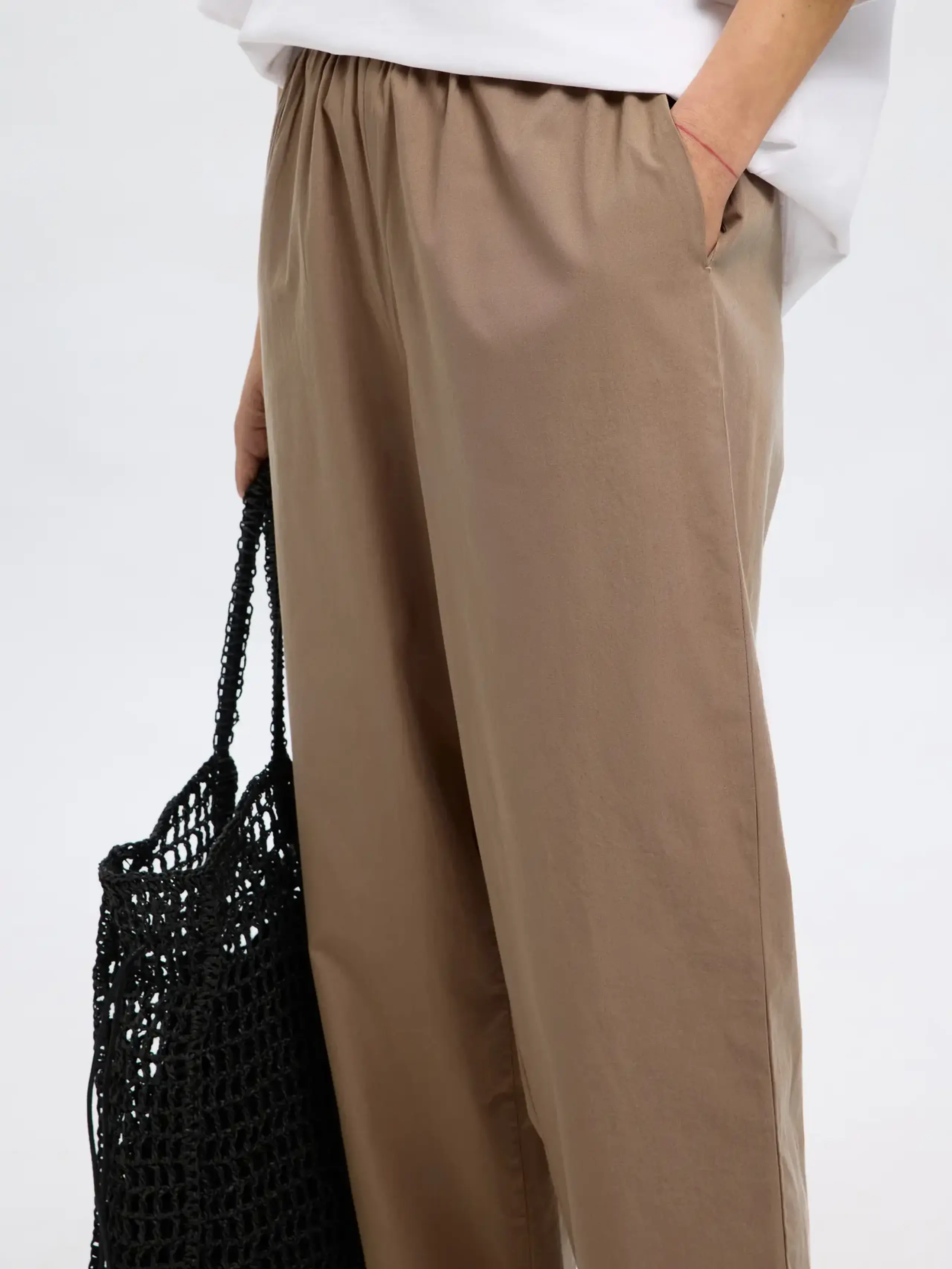 Selected Femme - Pantaloni - SLFBlair HW Pant - Coca Mocha