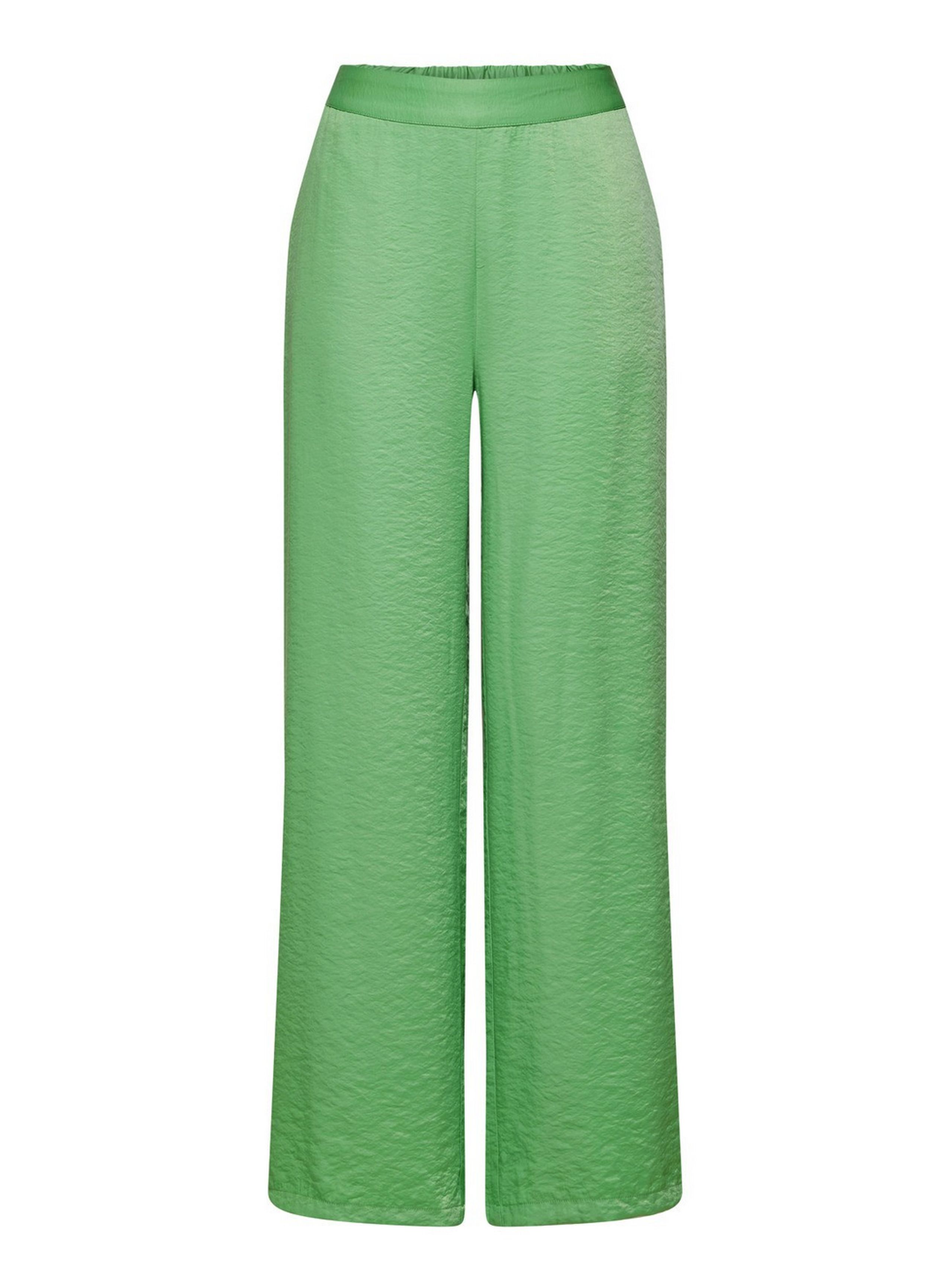 Selected Femme - Kalhoty - SLFDesiree MW Pants - Absinthe Green
