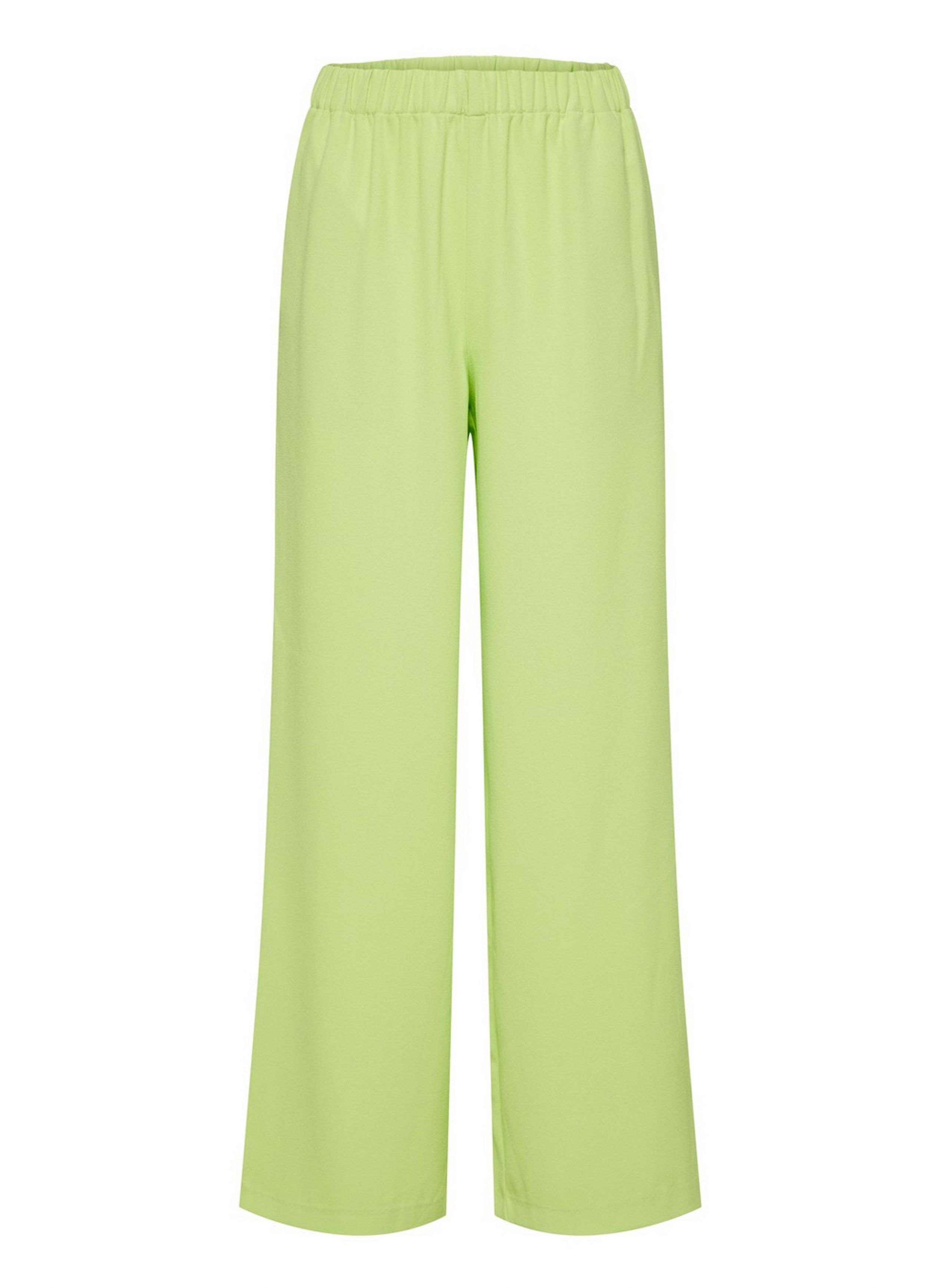 Selected Femme - Pants - SLFTinni - Relaxed MW Wide Pants - Sharp Green