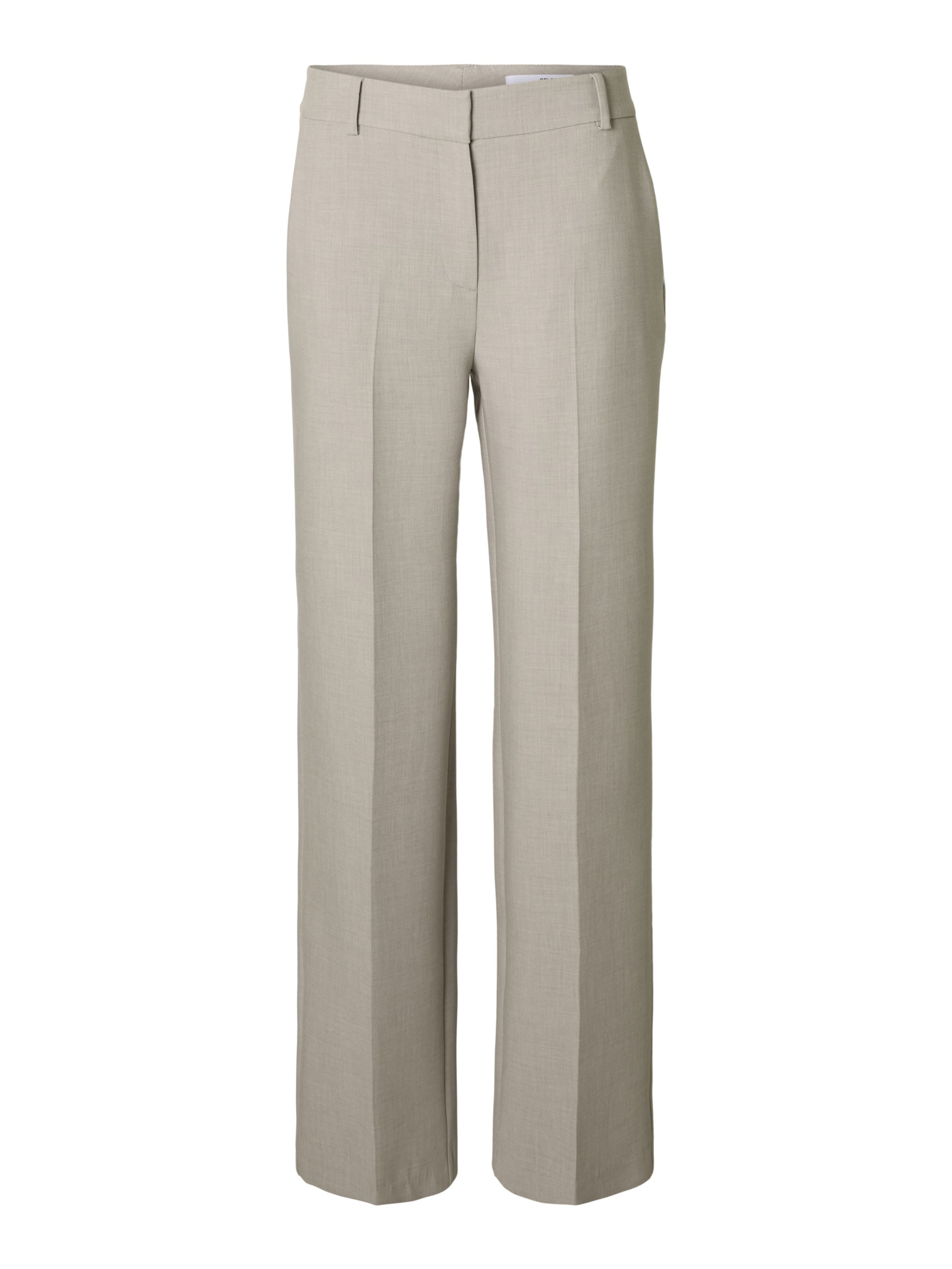Selected Femme - Pantalon - SLFRita MW Wide Pant NOOS - Island Fossil