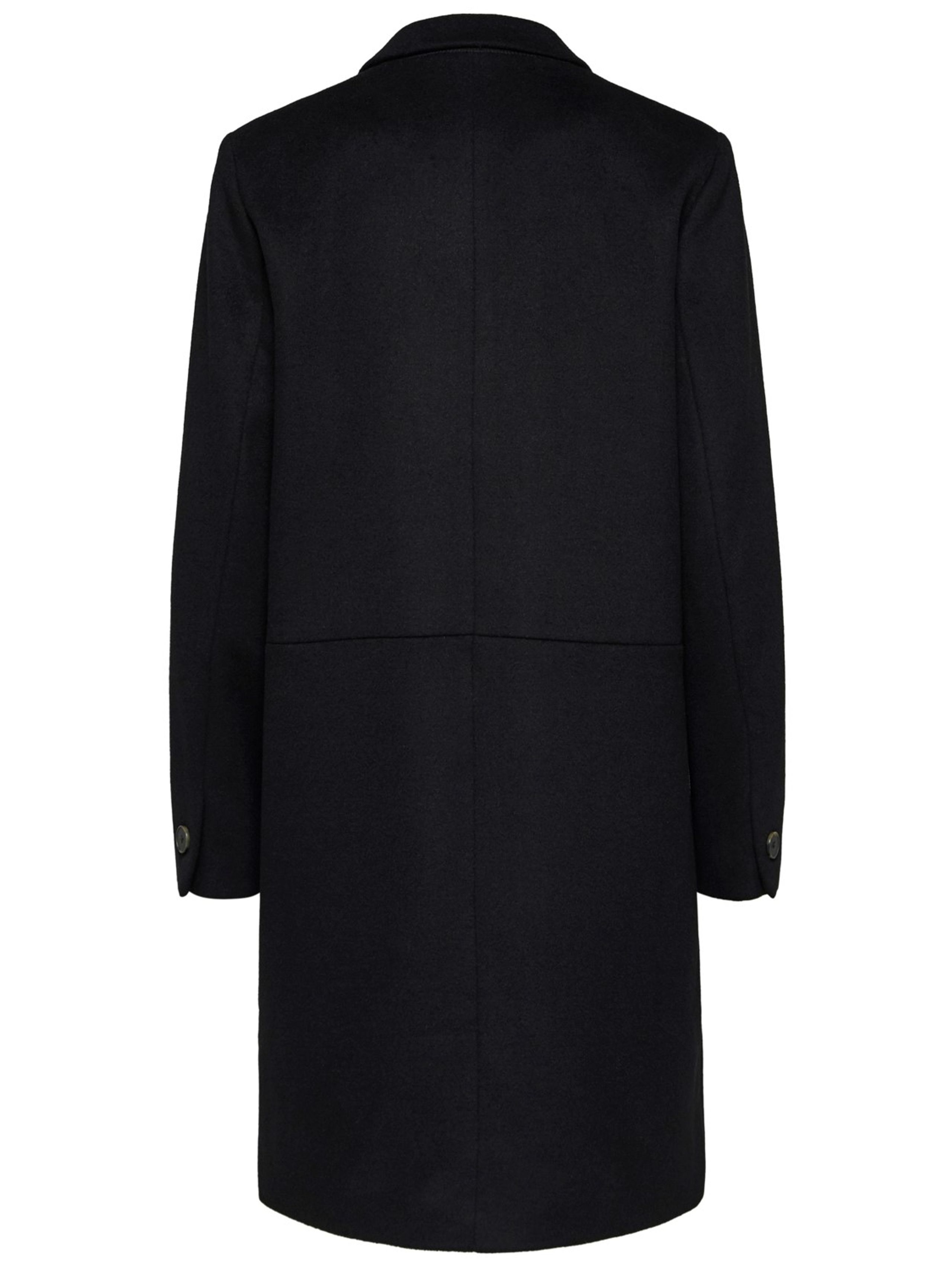 Selected Femme - Mantel - Boa Wool Coat - Black
