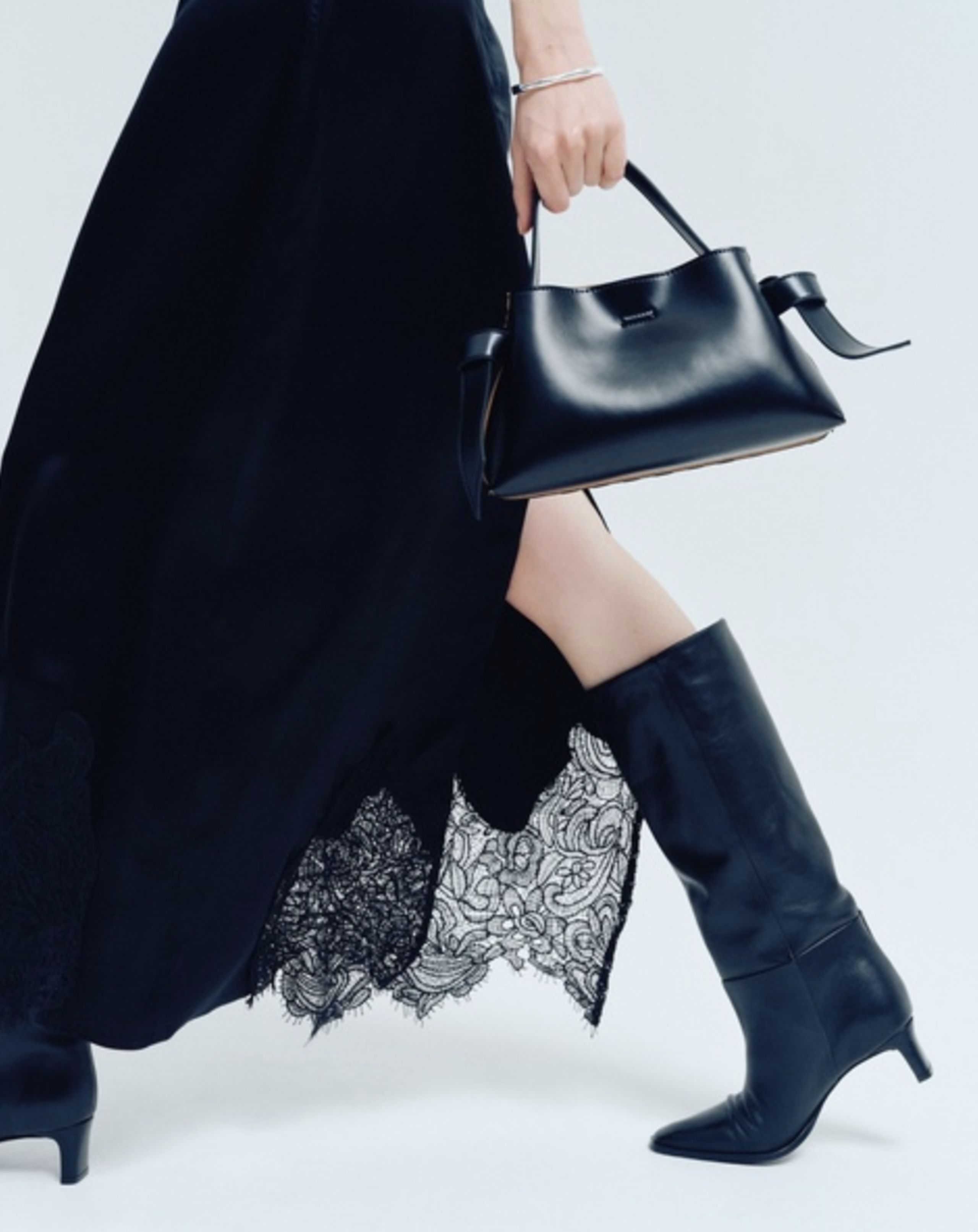 Selected Femme - Handbag - SLFStella Mini Leahter Bag - Black