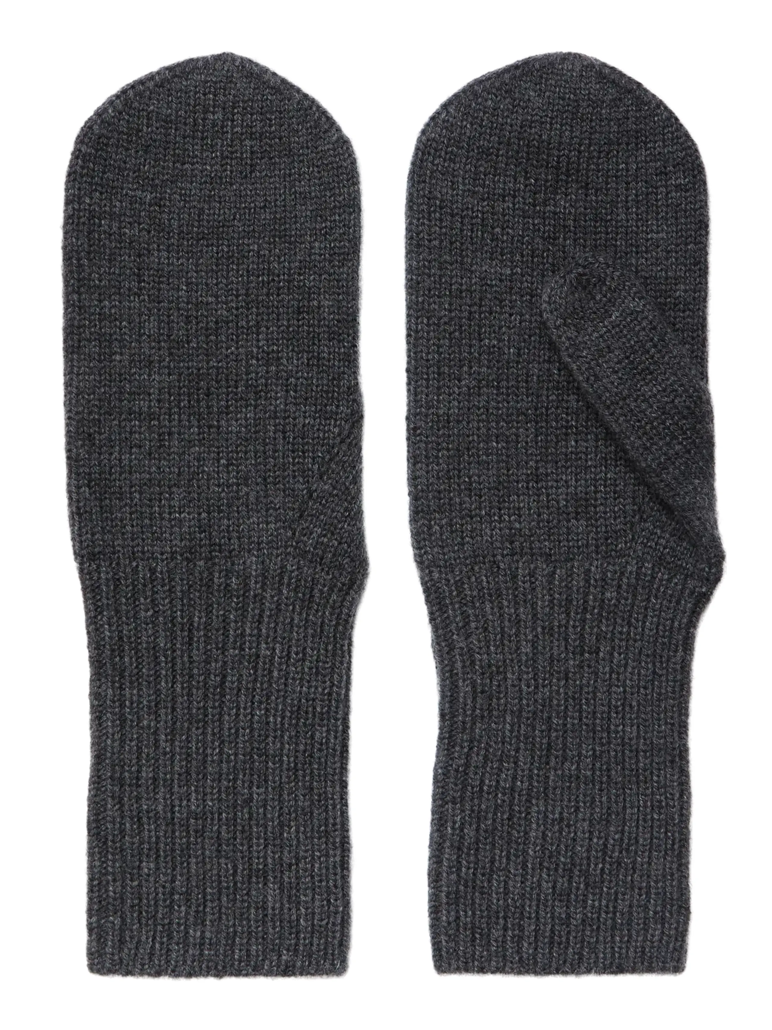 Selected Femme - Guantes - SLFLea Wool Mittens - Volcanic Ash