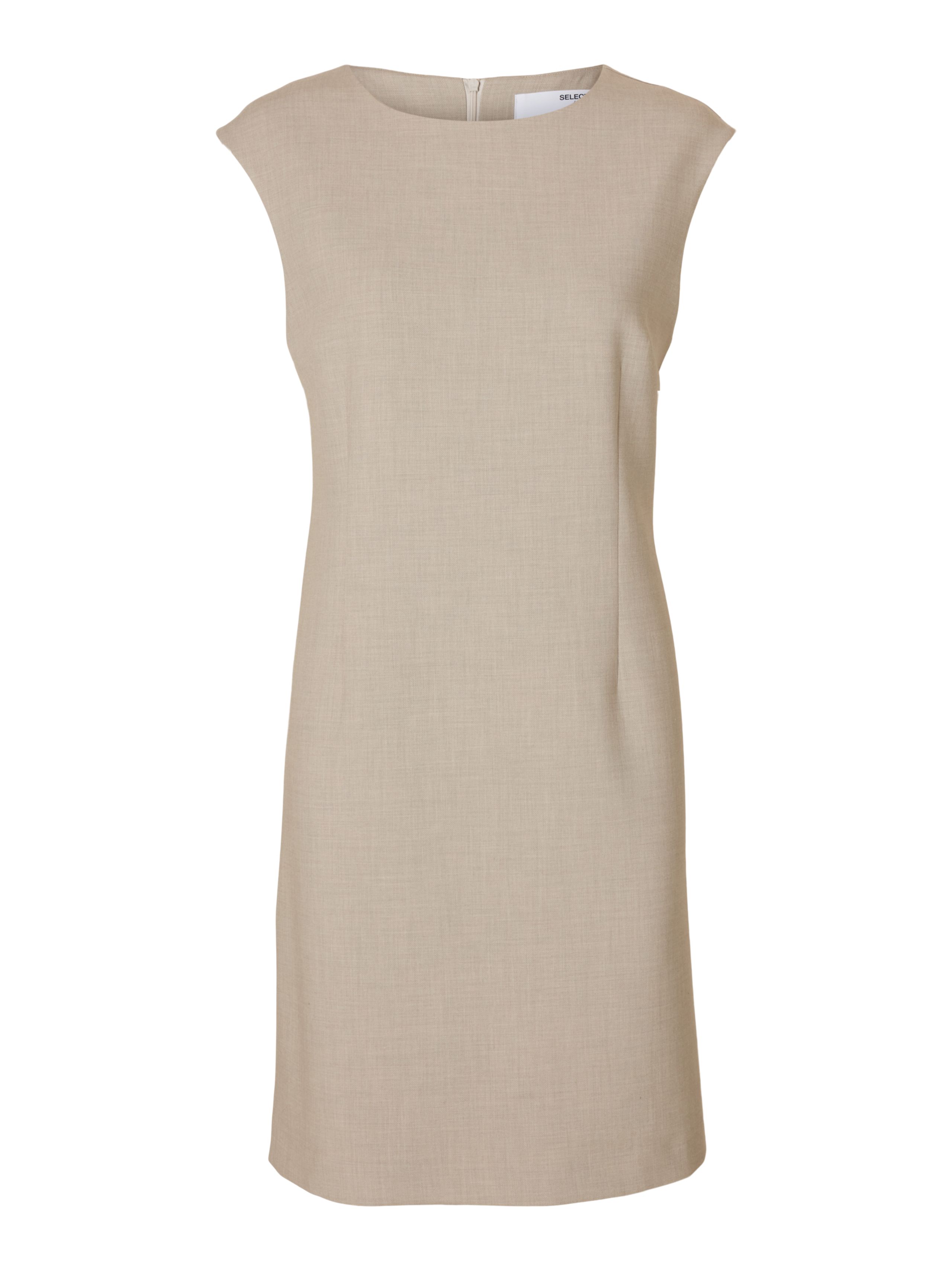 Selected Femme - Dress - SLFRita SL Dress - Island Fossil Melange