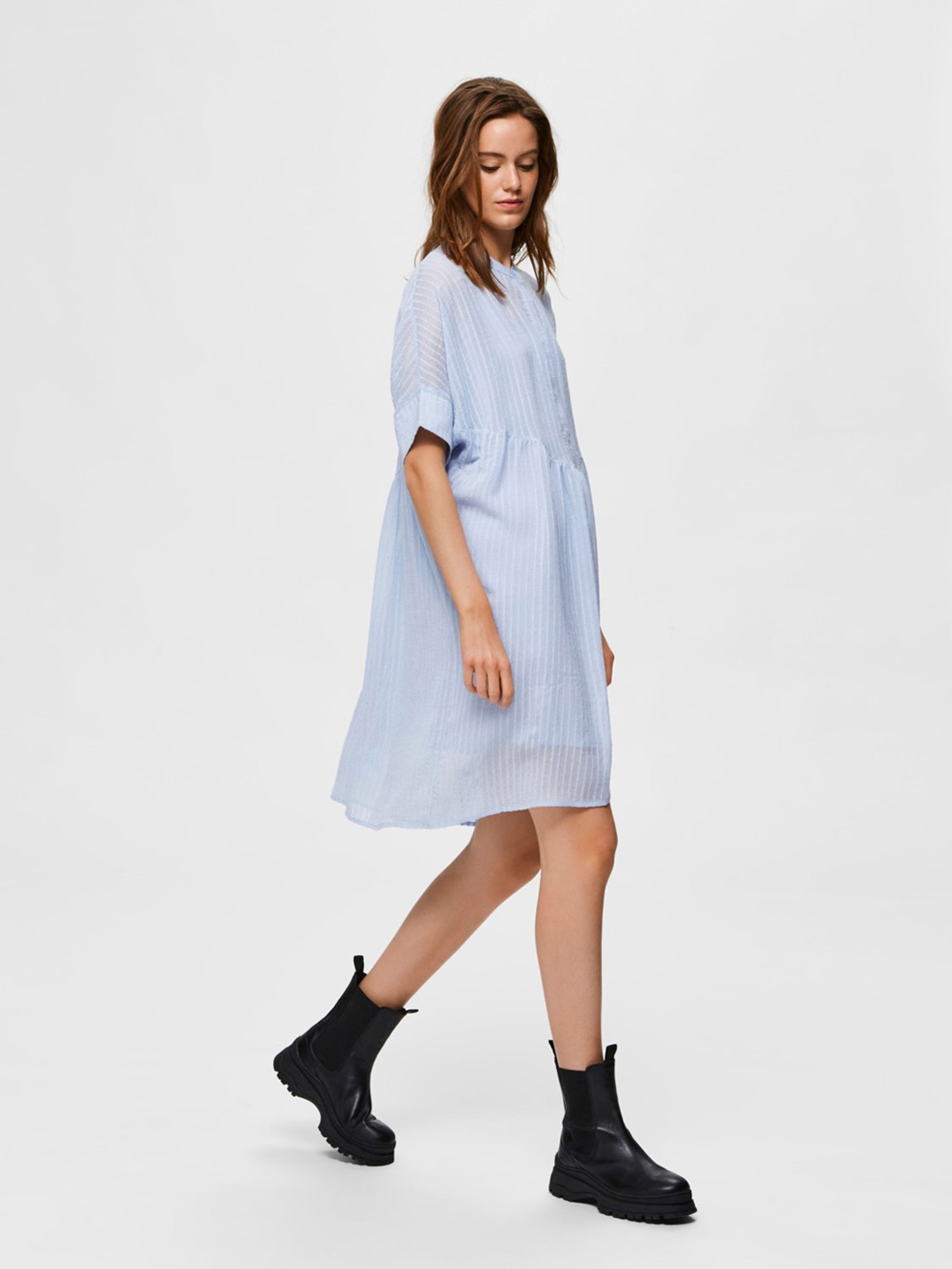 Selected Femme - Dress - SLFRachel-Viola Dress - Dream Blue