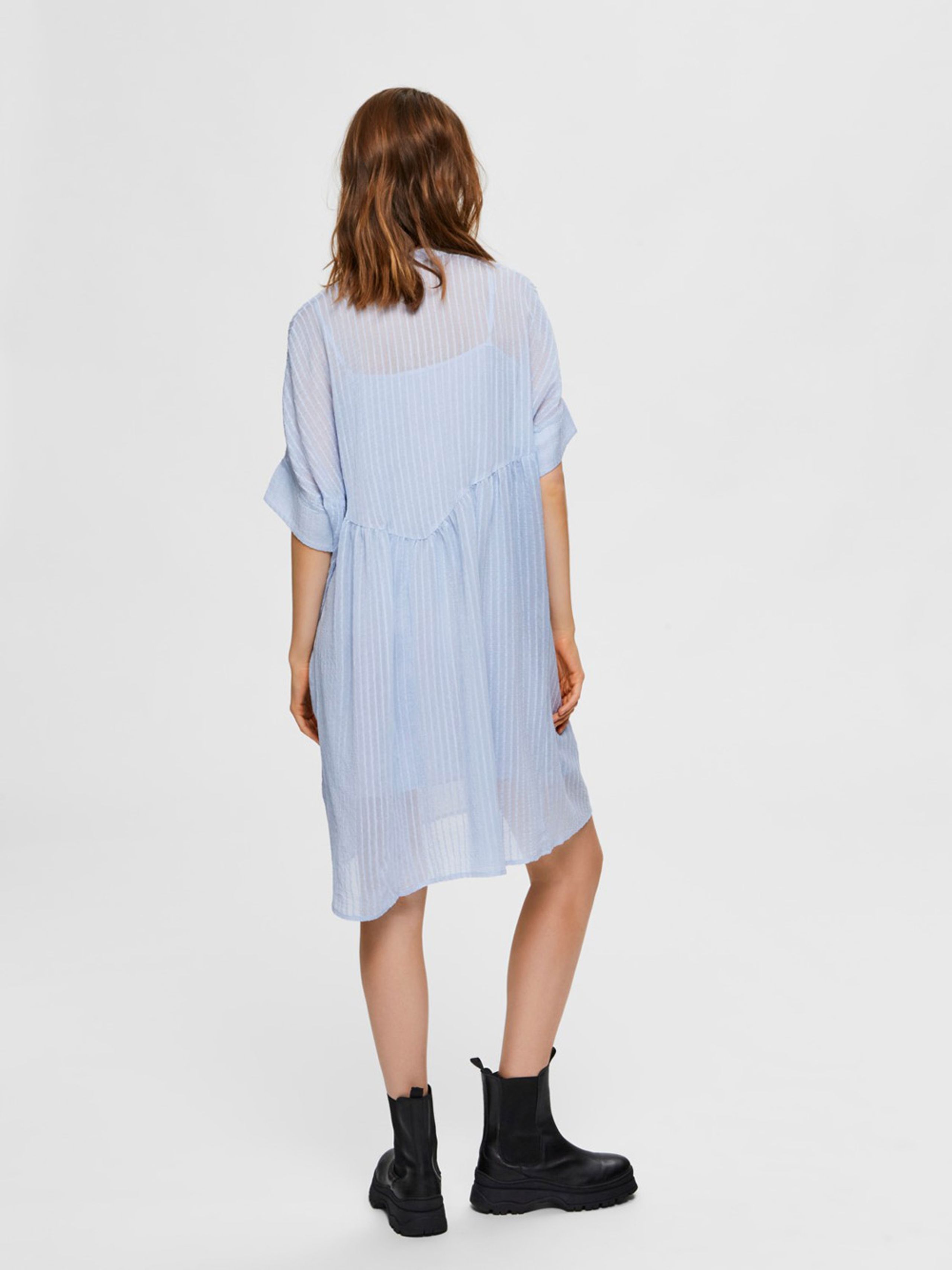 Selected Femme - Dress - SLFRachel-Viola Dress - Dream Blue