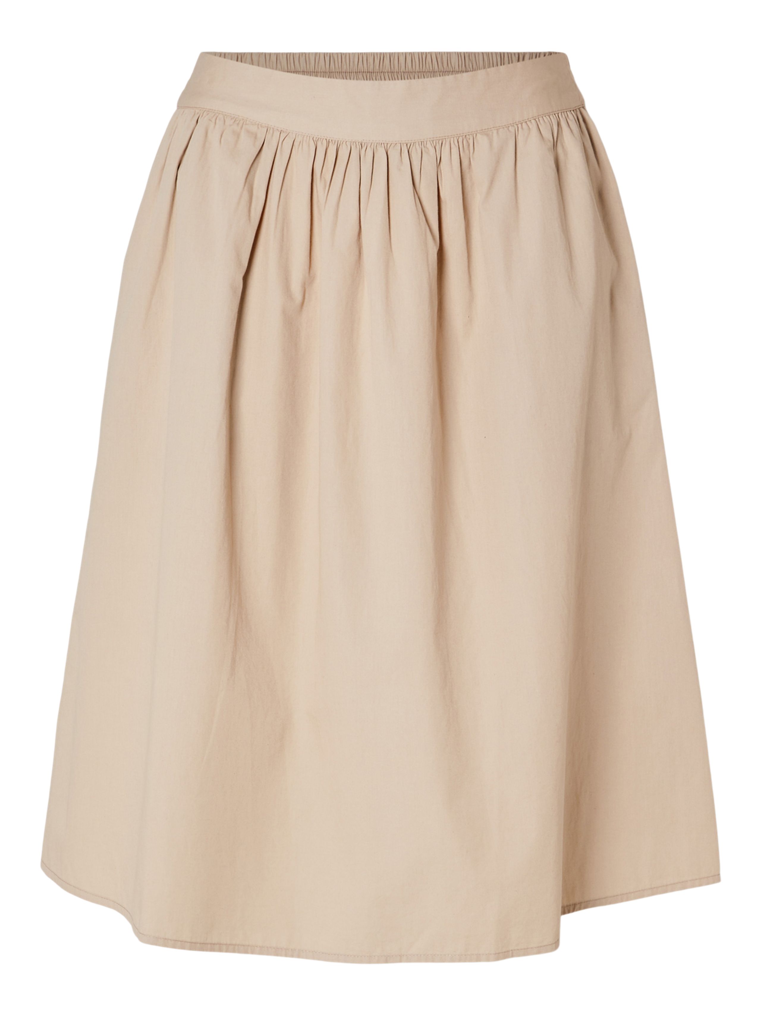 Selected Femme - Skirt - SLFBlair-Malinda HW Midi Skirt - Humus