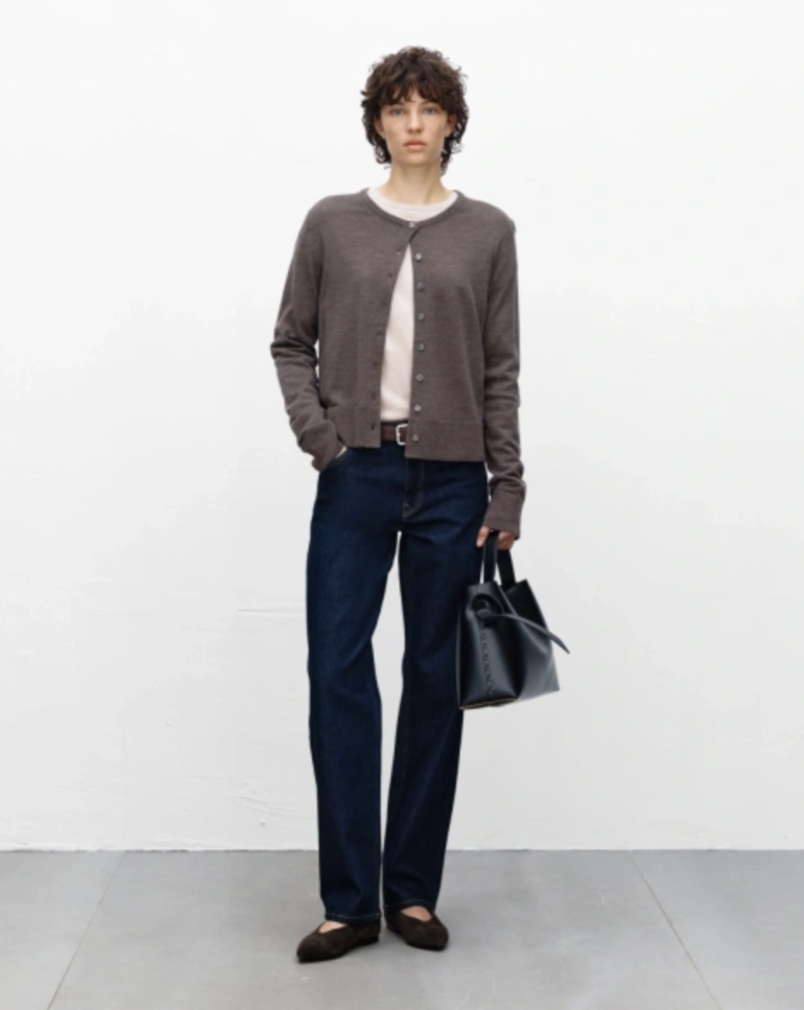 Selected Femme - Shoulder bag - SLFStella Medium Leahter Bag - Black