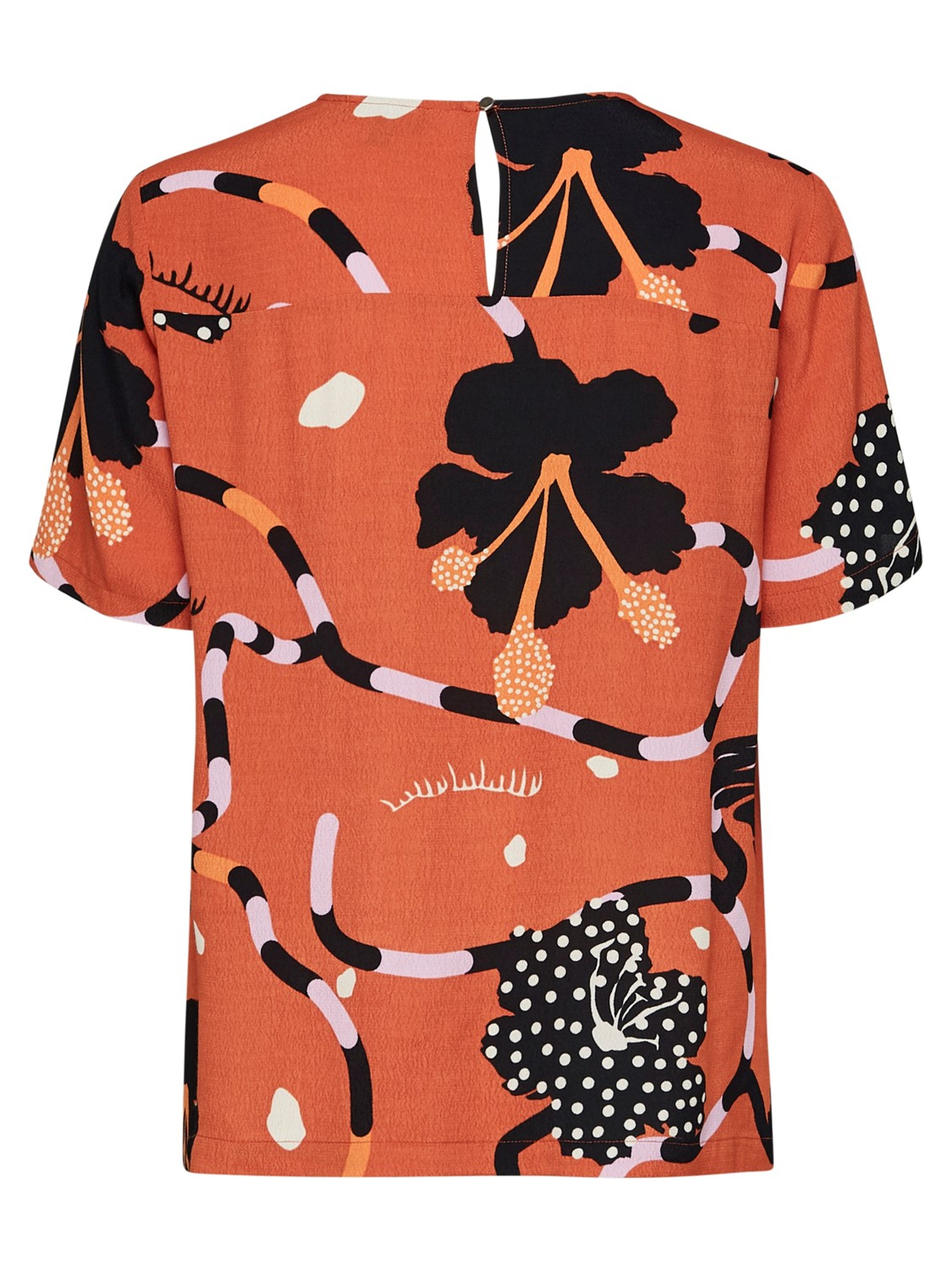 Selected Femme - Top - Kiara Short Sleeve Top - Mango Printed