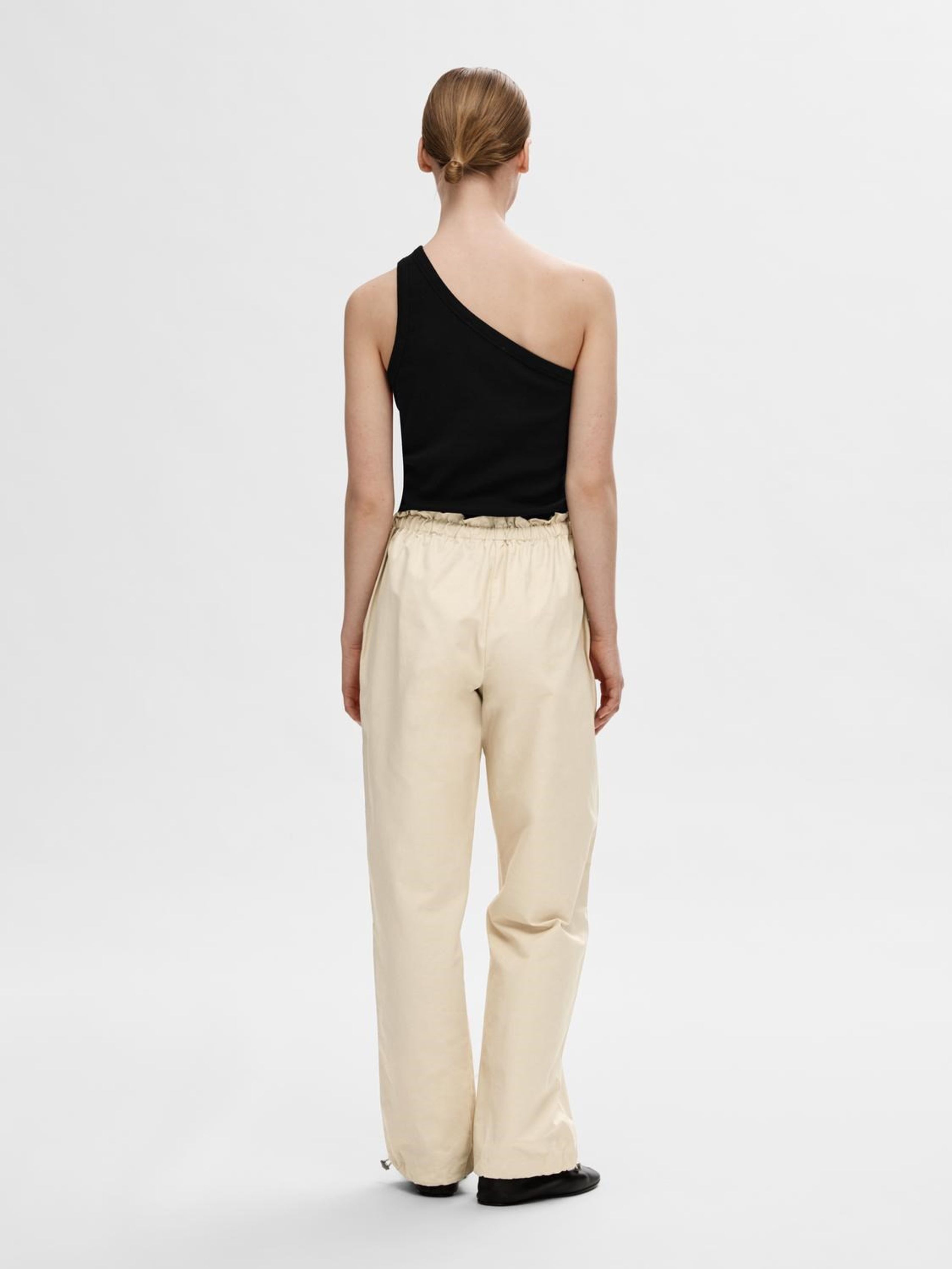 Selected Femme - Top - SLFAnna One Shoulder Top - Black