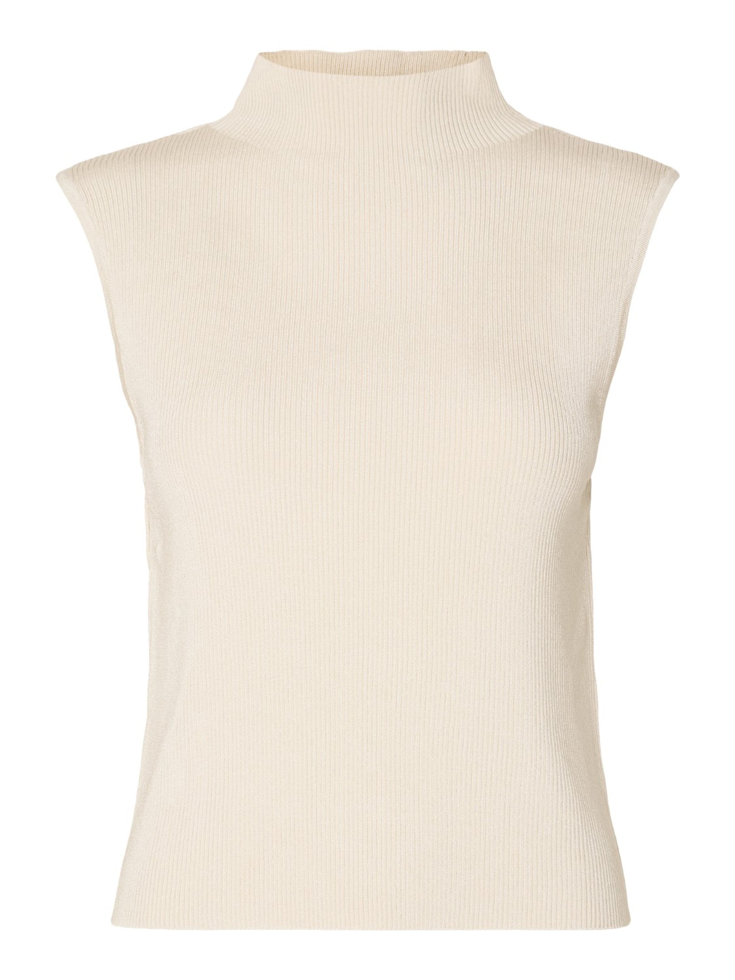 Selected Femme - Top - SLFCaro SL Knit Top - Birch