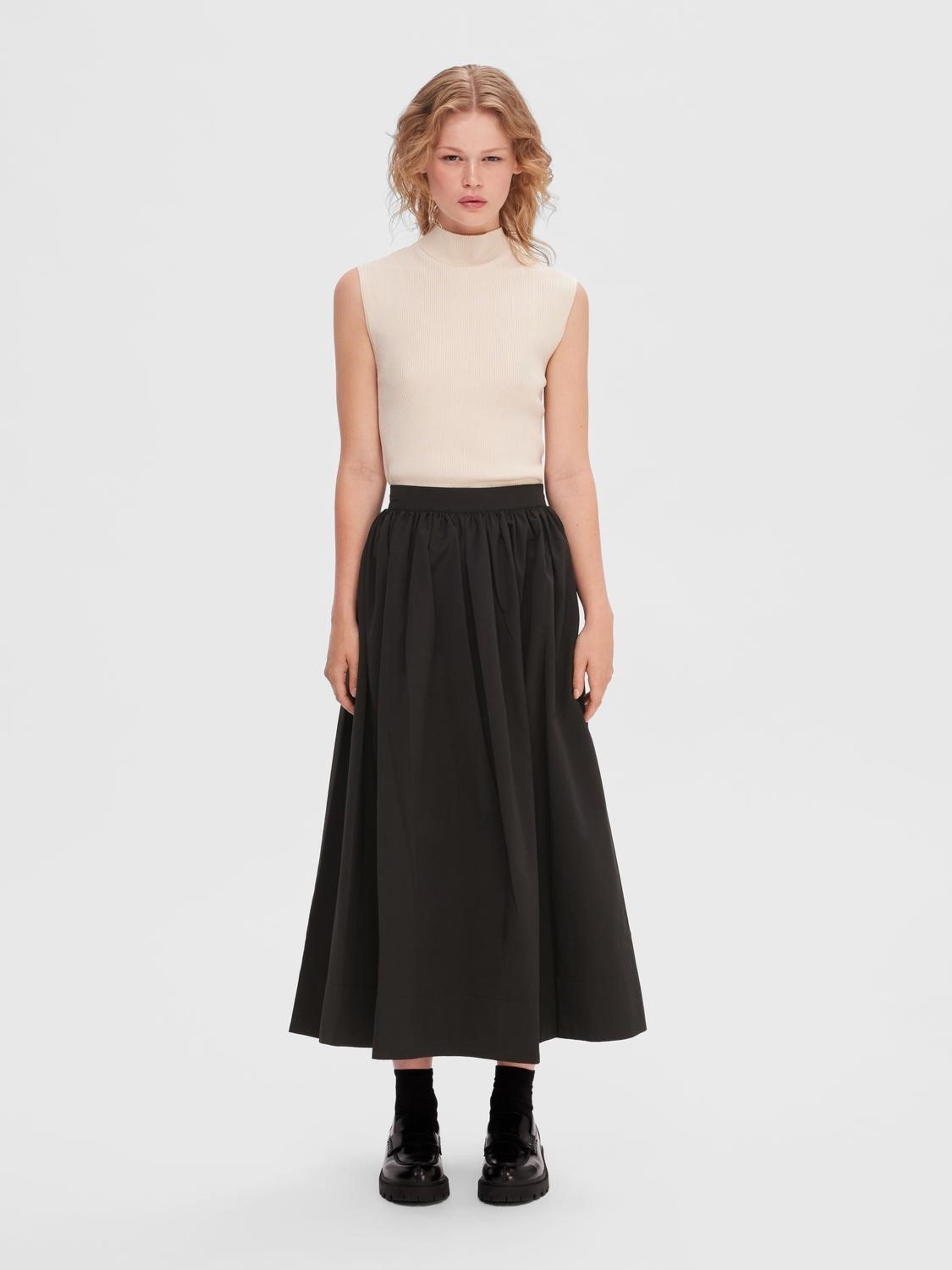 Selected Femme - Top - SLFCaro SL Knit Top - Birch