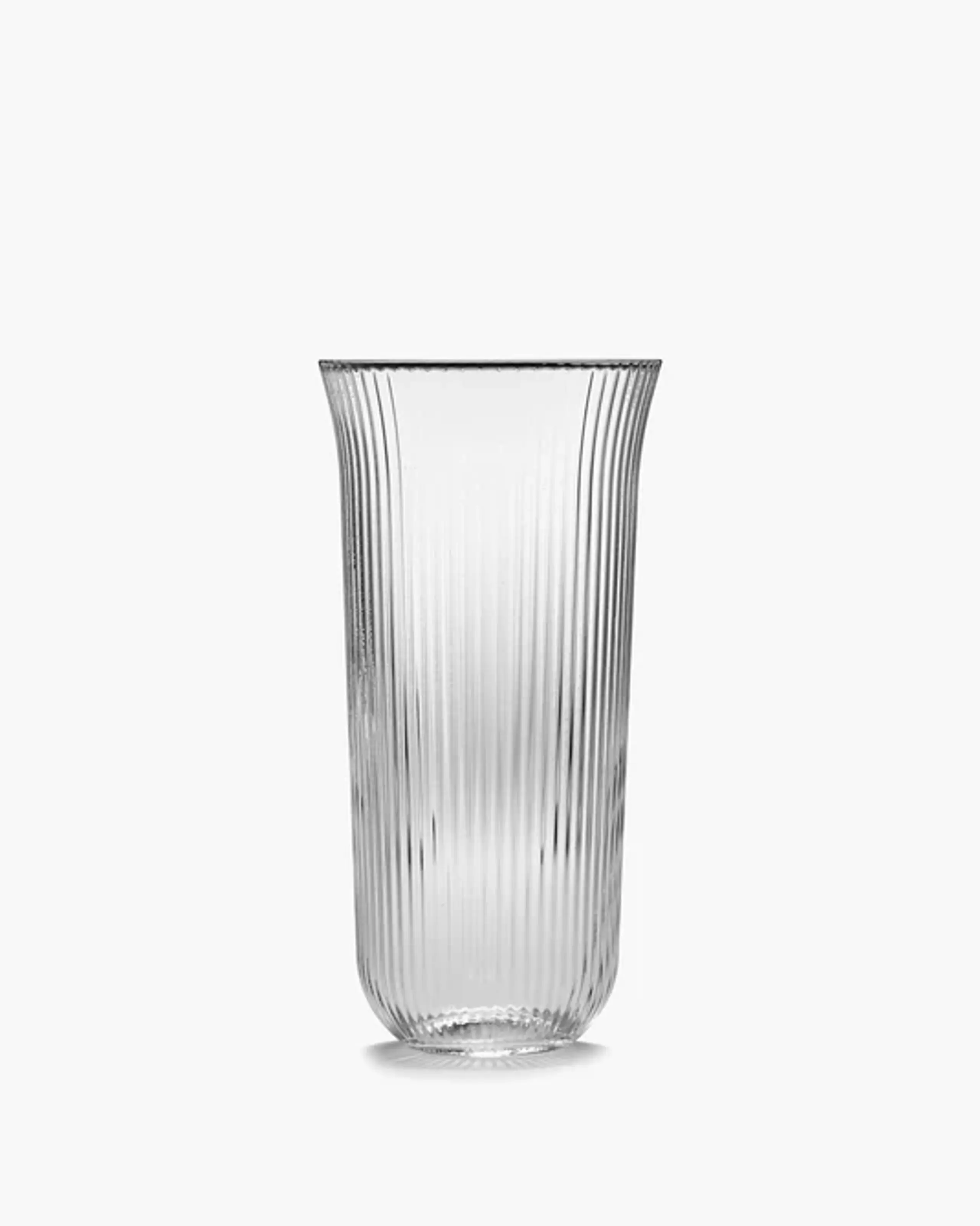 Serax - Glas - Longdrink Inku - Ribbed Transparent