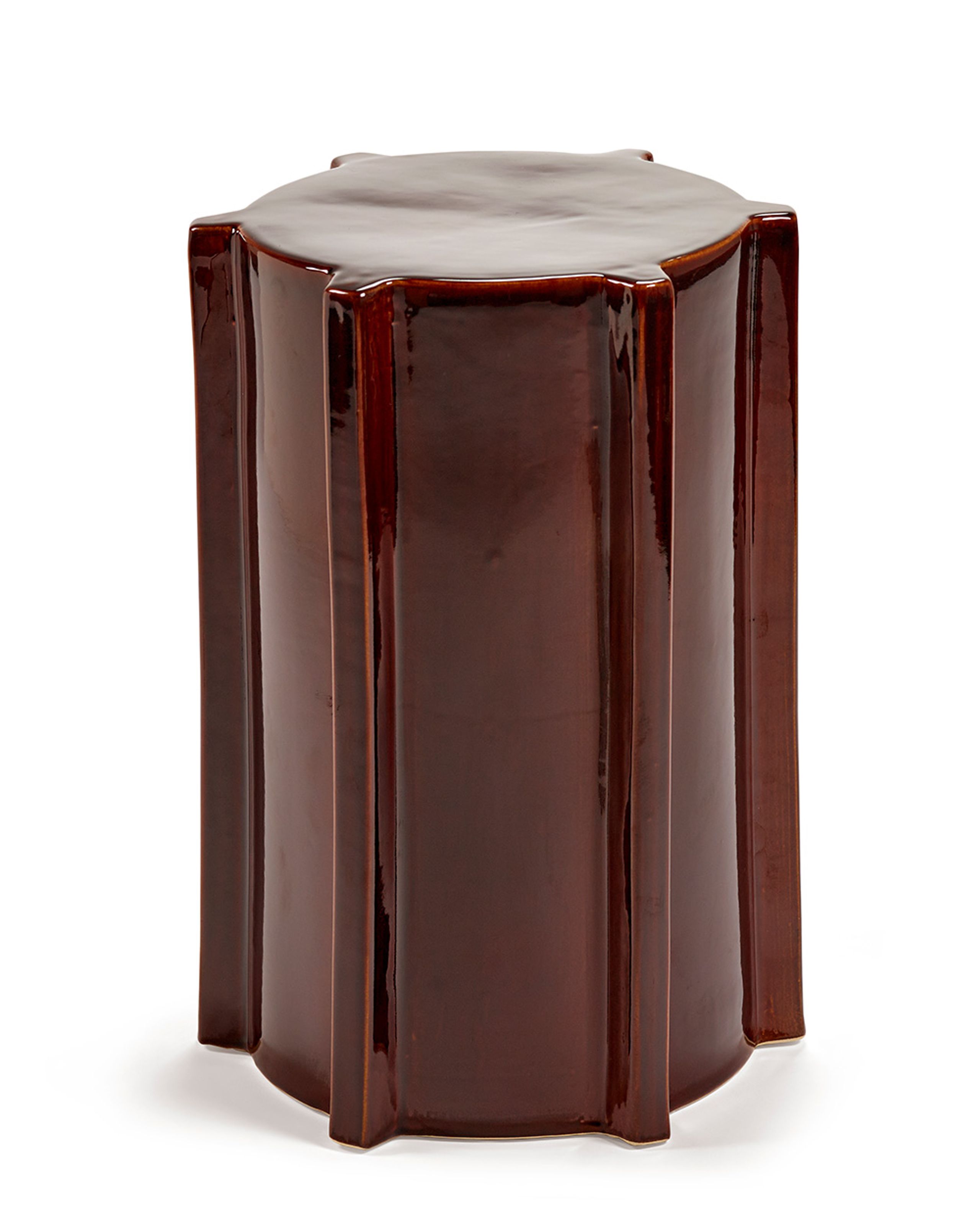 Serax - Sidebord - Geometrical Pawn Side Table - Dark Brown
