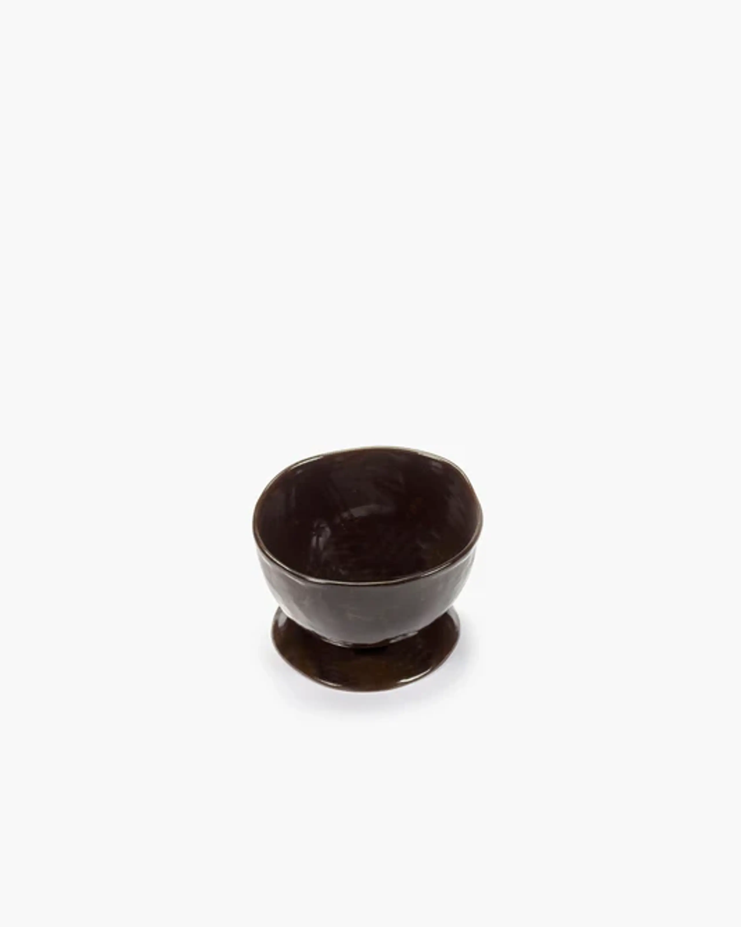 Serax - Bowl - High Bowl On Foot La Mère - Ebony S
